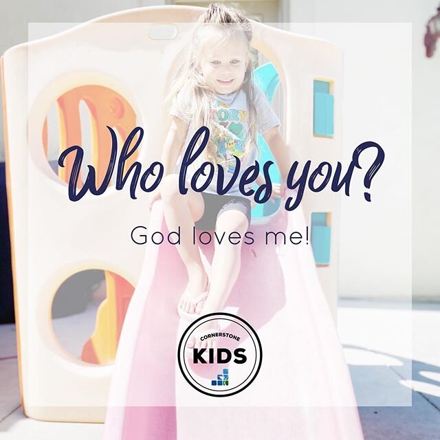 God loves us when we are happy, sad, excited or scared. God loves us all the time. Who loves you? Say, &ldquo;God loves me!&rdquo; Click the link in bio for more resources.