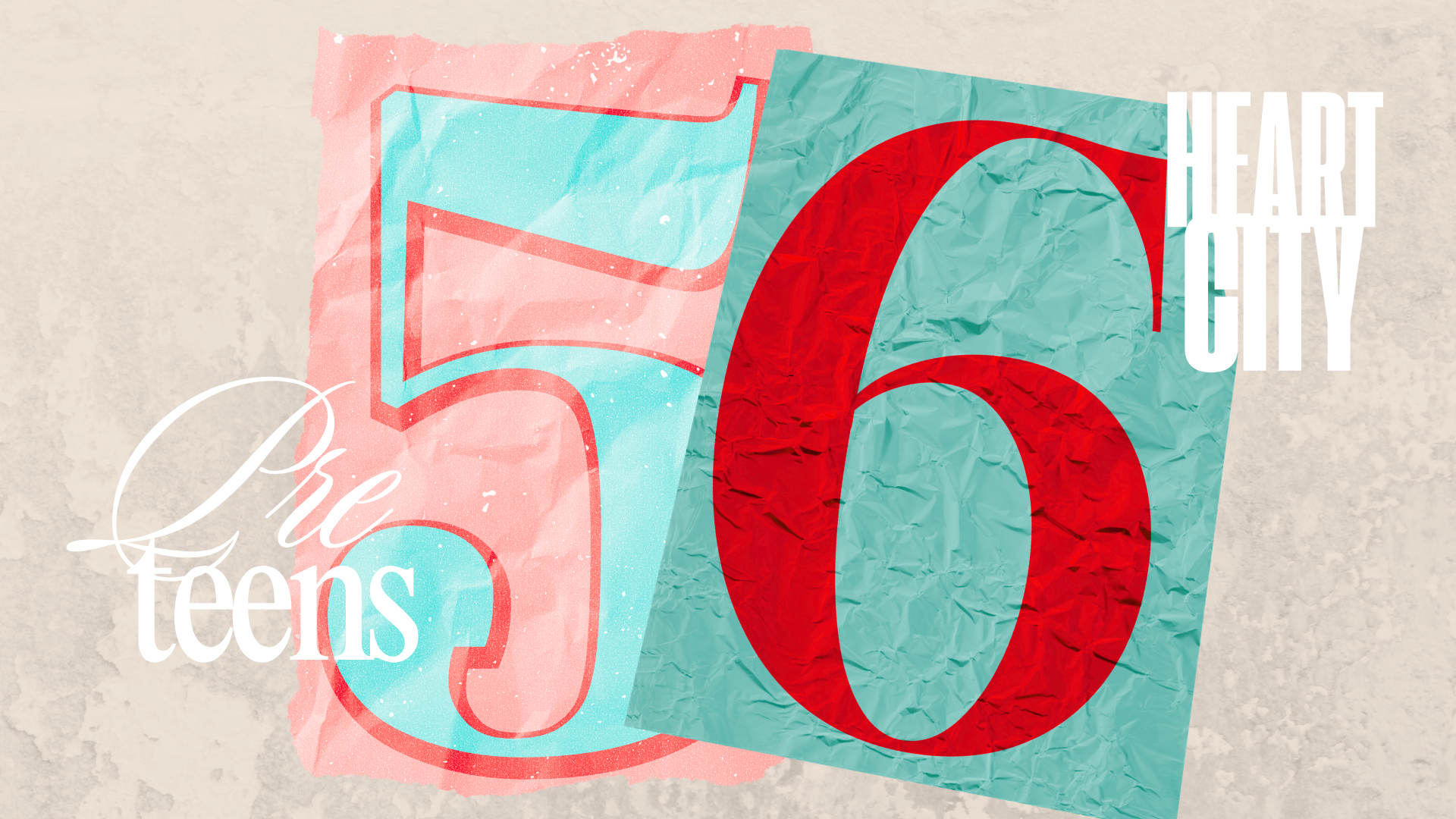 On select Sundays our 5th and 6th graders are having their own group from 6-7:30pm. 