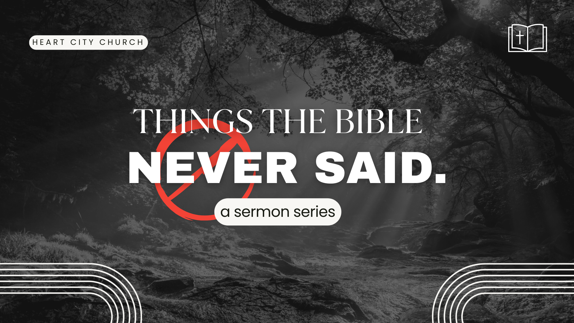 Join us for our current Sunday morning series where we debunk common phrases and myths that are not actually biblical! 10am Sundays!
