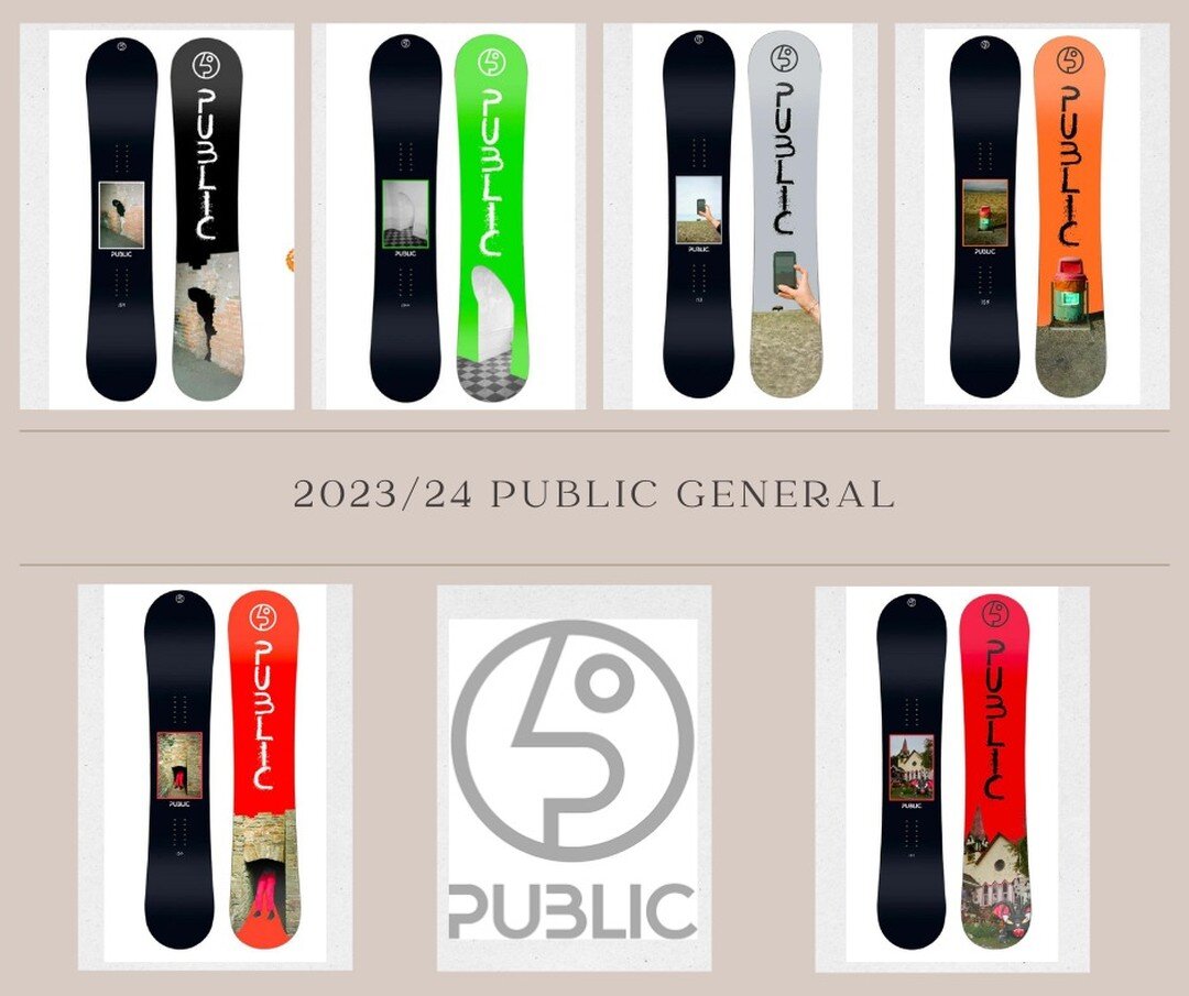 Sneak Peek at the 23/24 PUBLIC GENERAL. A park ripper that's priced right for the person just getting into riding or the 6day a week park rat. Forgiving and snappy with the right amount of pop. Boards are in route and won't last with graphics like th