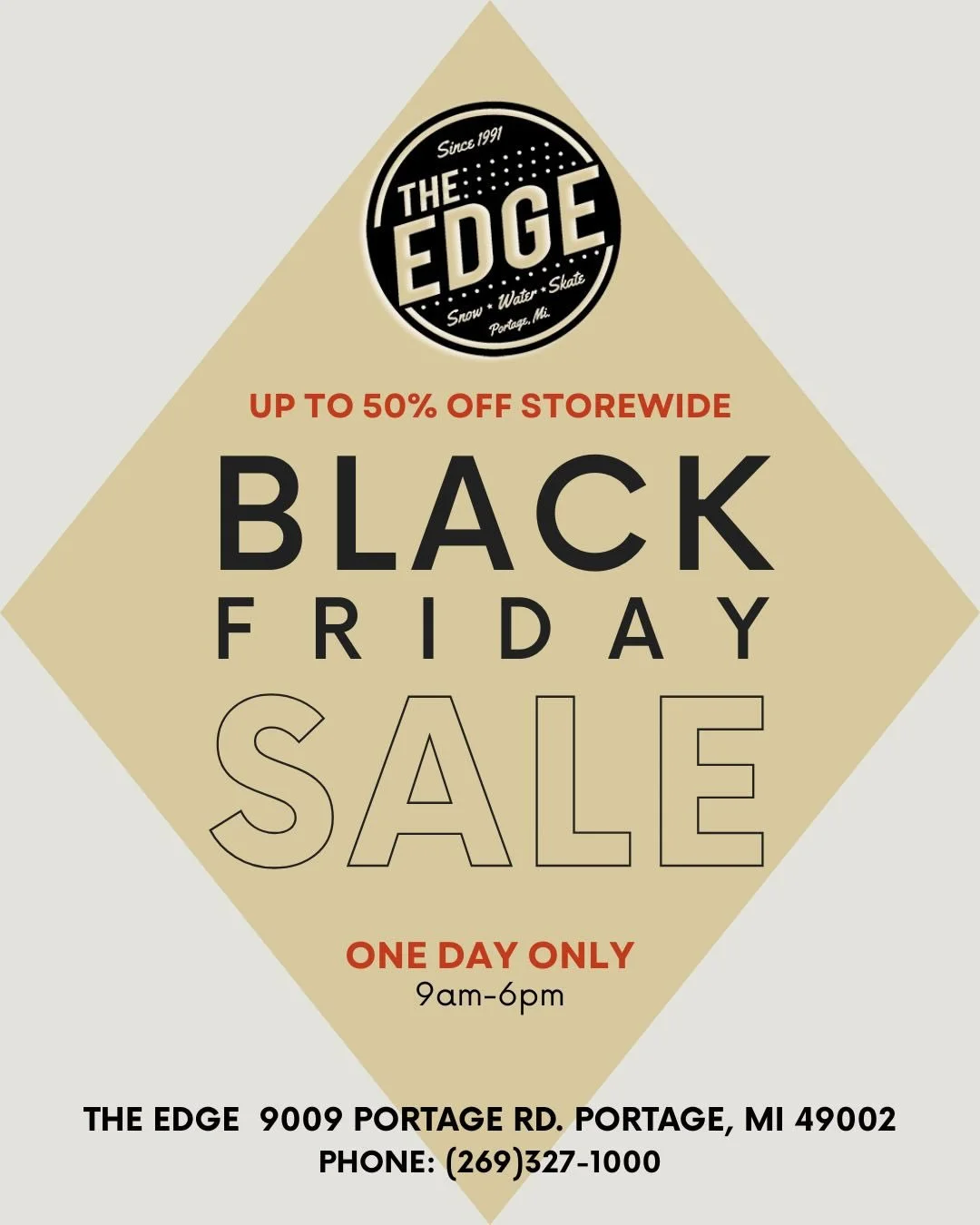 Black Friday is almost here and we&rsquo;re going to have killer deals all around the pro shop! Stop in from 9am-6pm Friday 11/28 to grab something for yourself, your loved ones or both! We will also be offering free glizzys and popped corn all day l