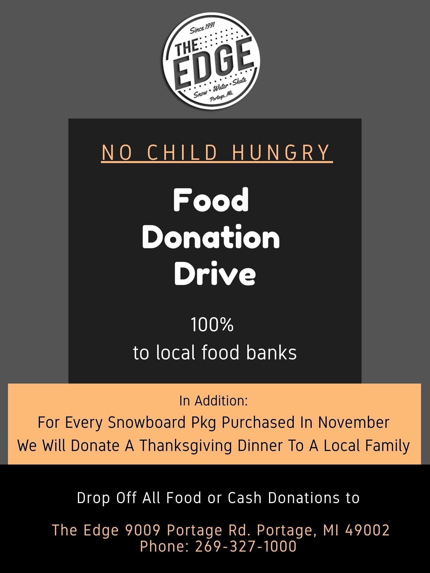 This November, Let&rsquo;s Give Back Together.

All month long, we&rsquo;ll be collecting food and cash donations to support local families affected by the recent shutdown who rely on SNAP benefits. Many of these families have children who go to scho
