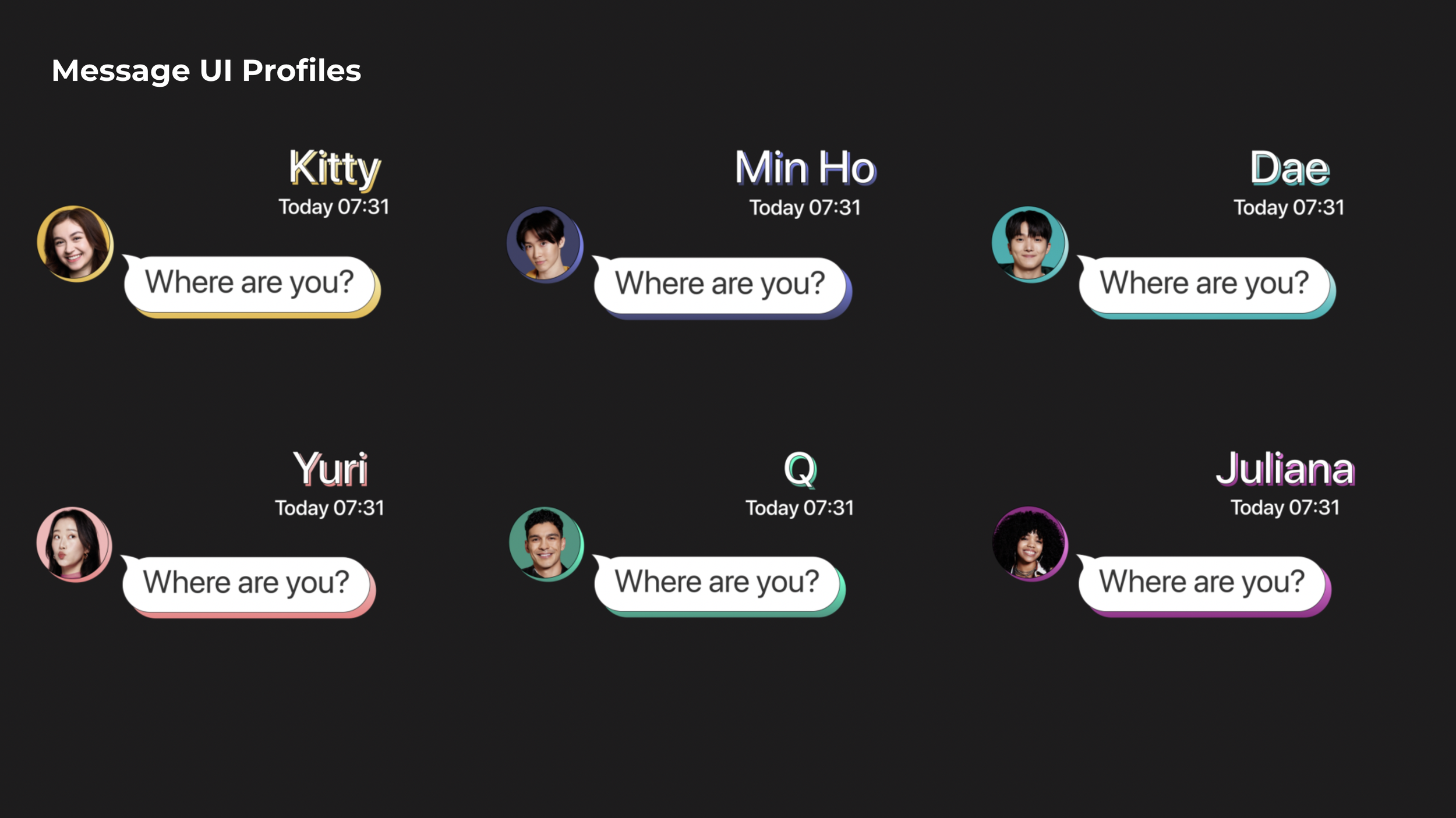 UI text design