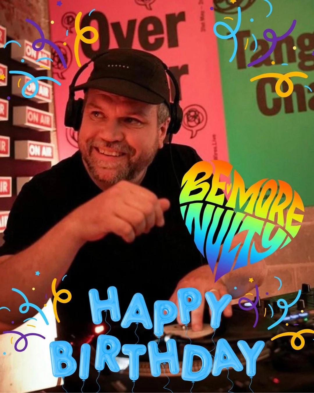 Please join us in wishing @tomjnewell a very Happy Birthday 🎂 🎉  Tom has been a creative force behind the Foundation since day one - he&rsquo;s the designer of our iconic #BeMoreNulty heart and continues to support us with his artistic talent for o