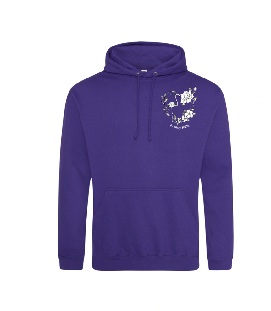 Rebecca Vincent Signature Design Ultra Violet 'Be More Nulty' Hoodie