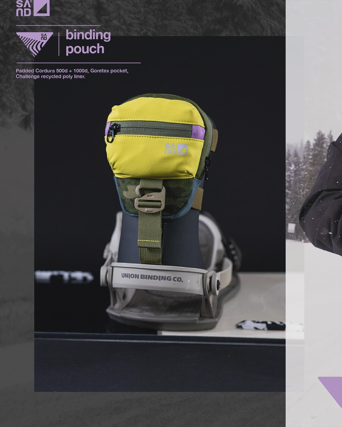 SAND binding pouch. Prototype 1.
.
.
.
#sand #sandisacult #snowboarding #bindingpack #bindingpouch