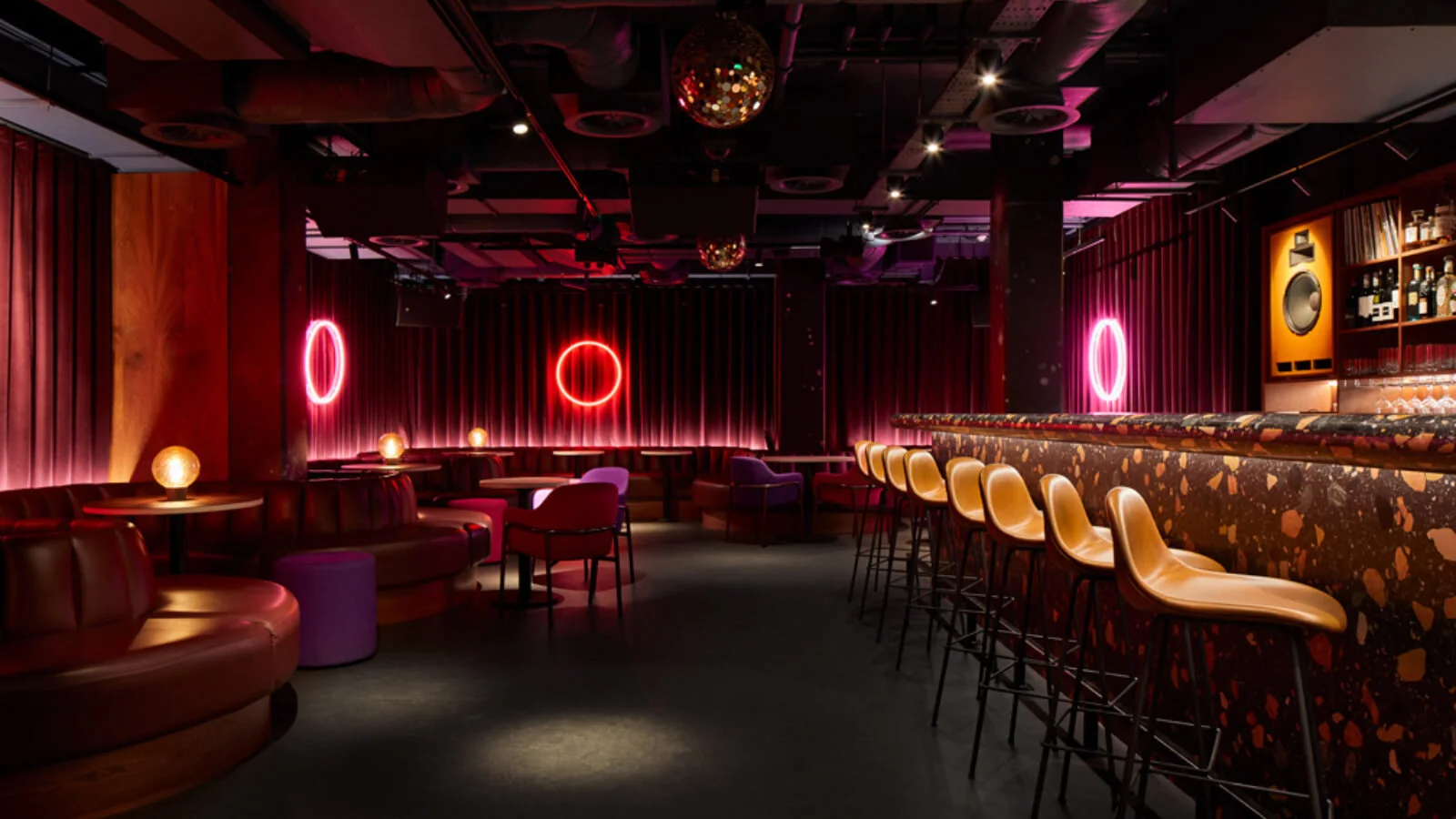SUPERMAX Bar and Lounge with lighting by Althea
