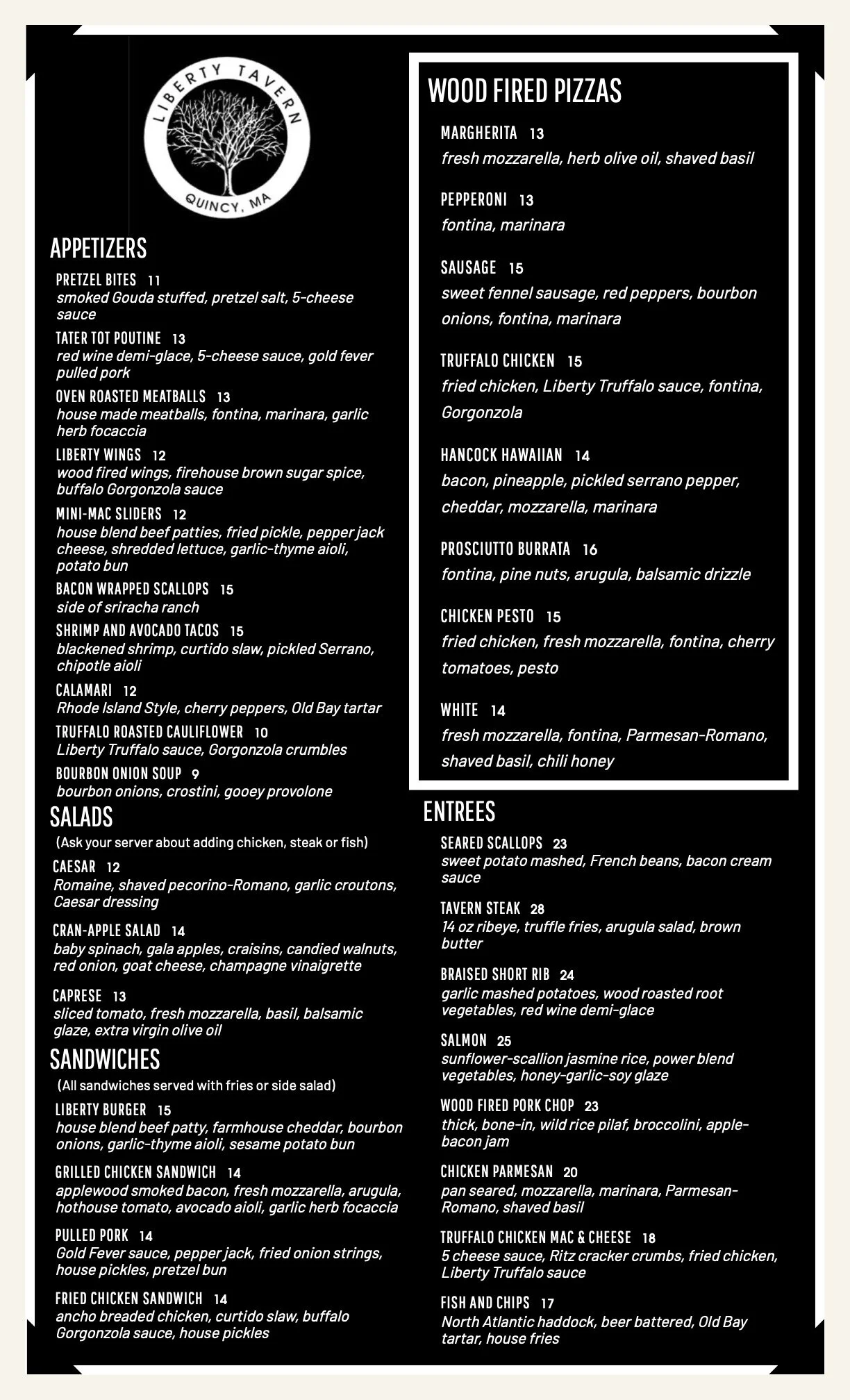 Dinner Liberty Tavern dinner-liberty-tavern