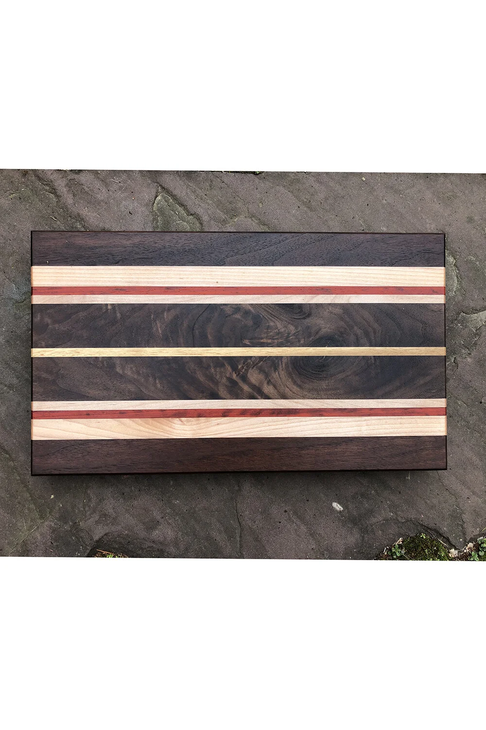 Sold - black walnut, maple and padauk