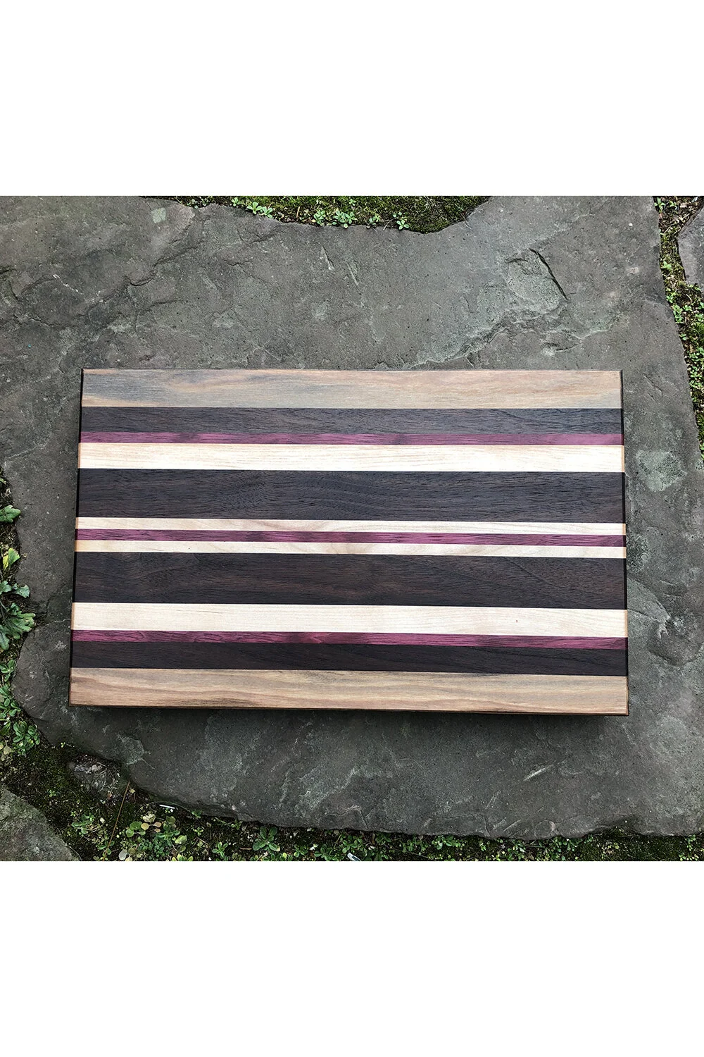 Sold - black walnut, maple and purple heart