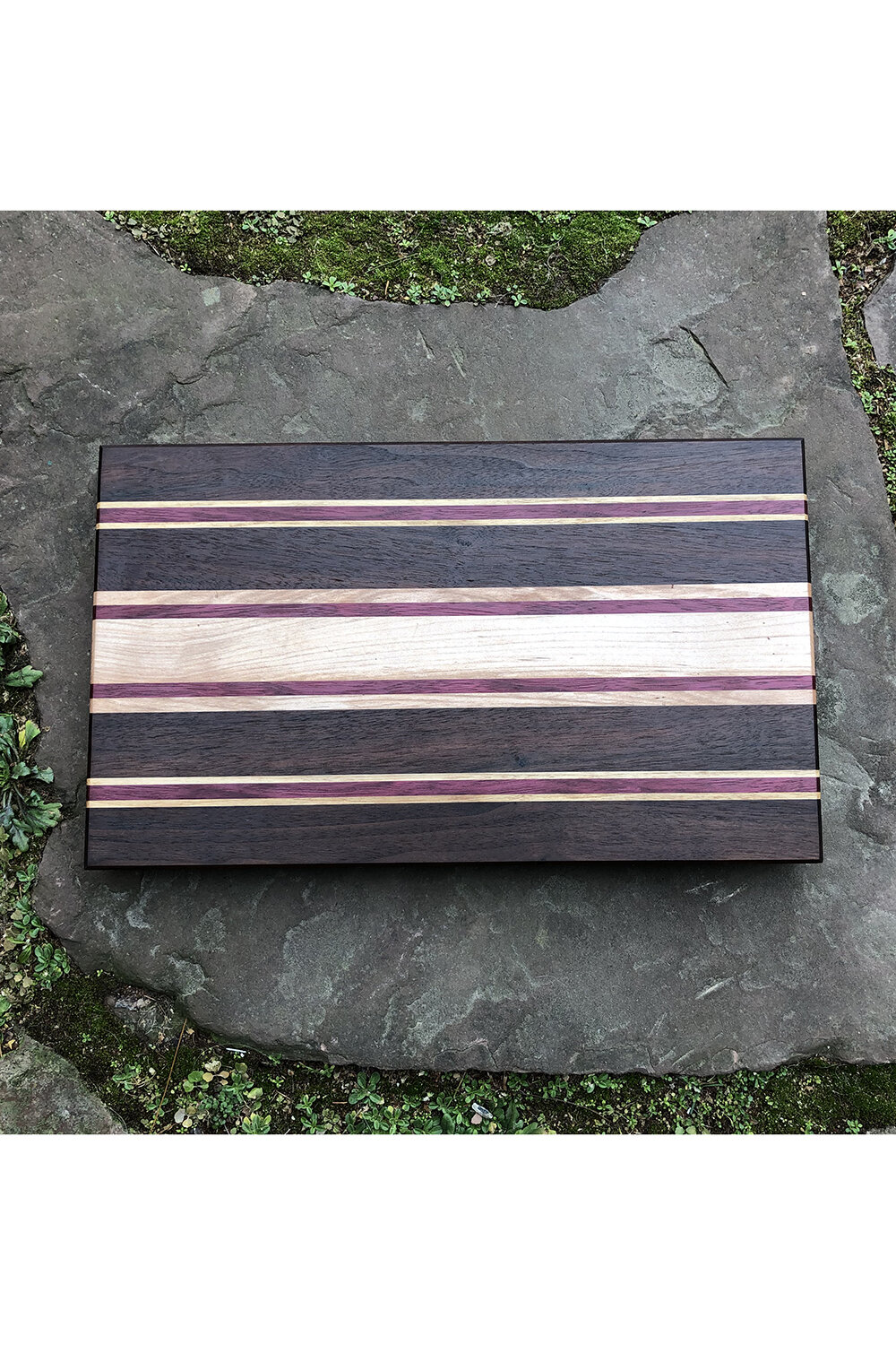 Sold - black walnut, maple and purple heart