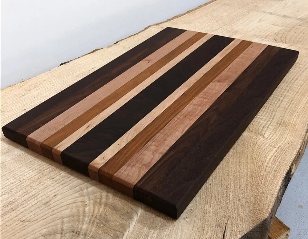 Sold - black walnut, maple, and cherry