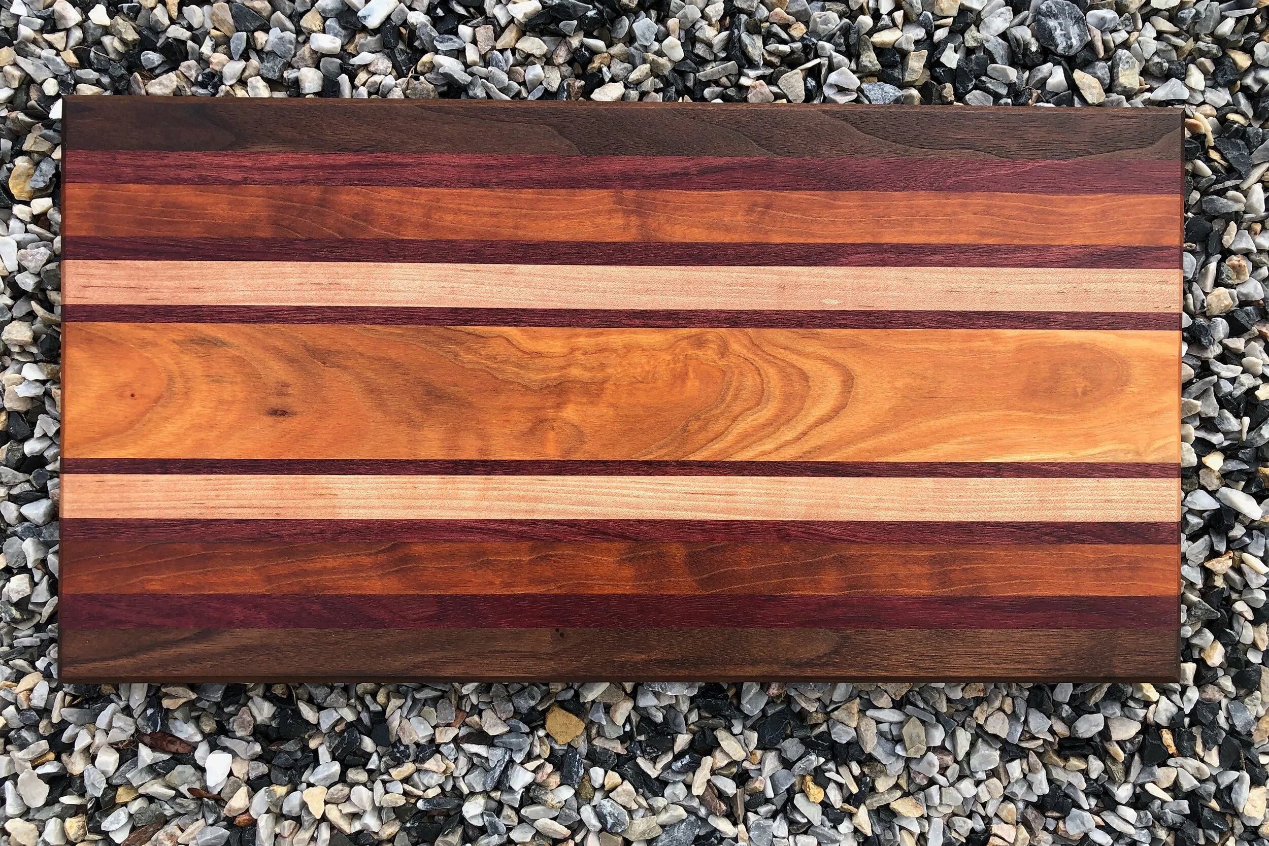 Sold - walnut, cherry, purple heart and maple