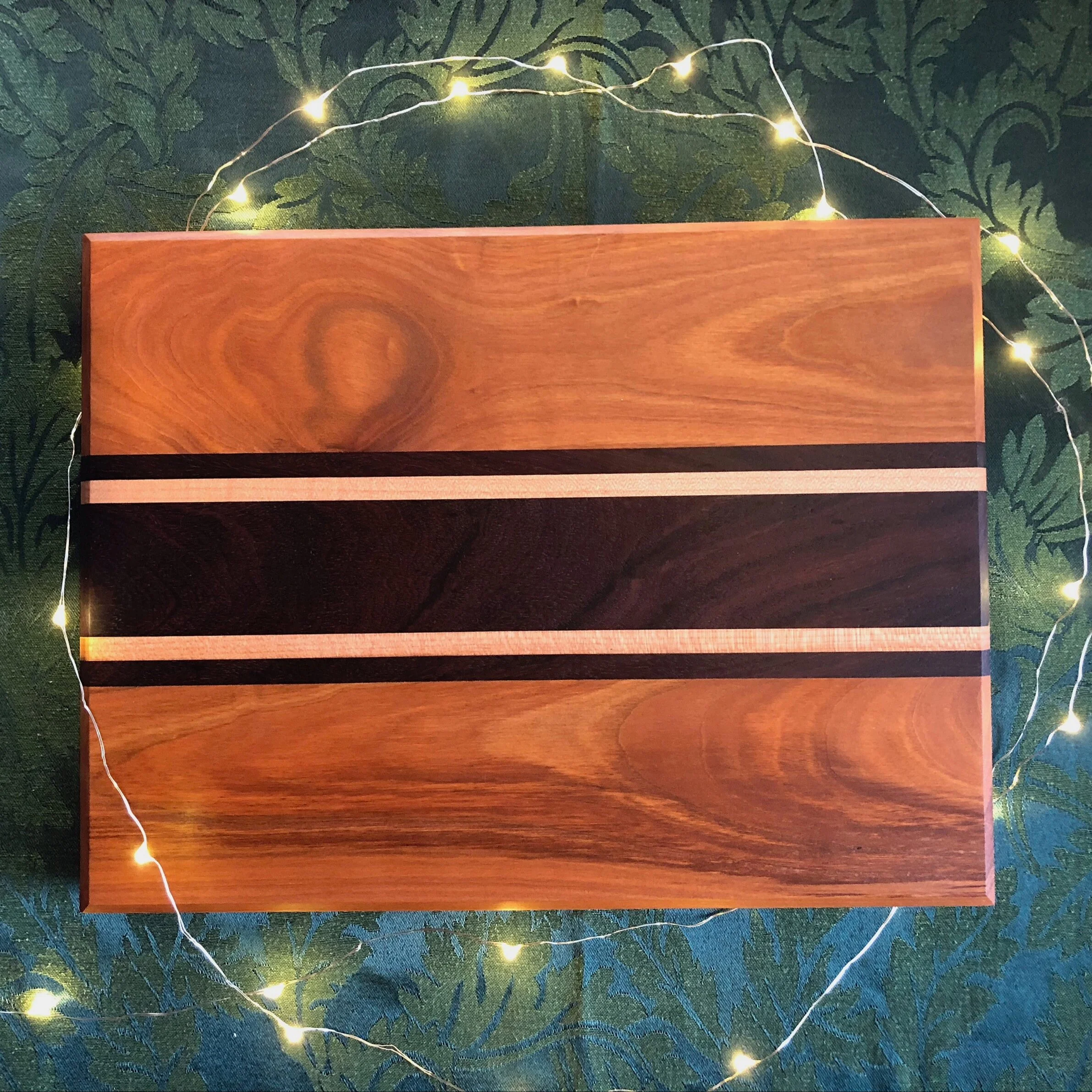 Sold - Cherry, black walnut and maple