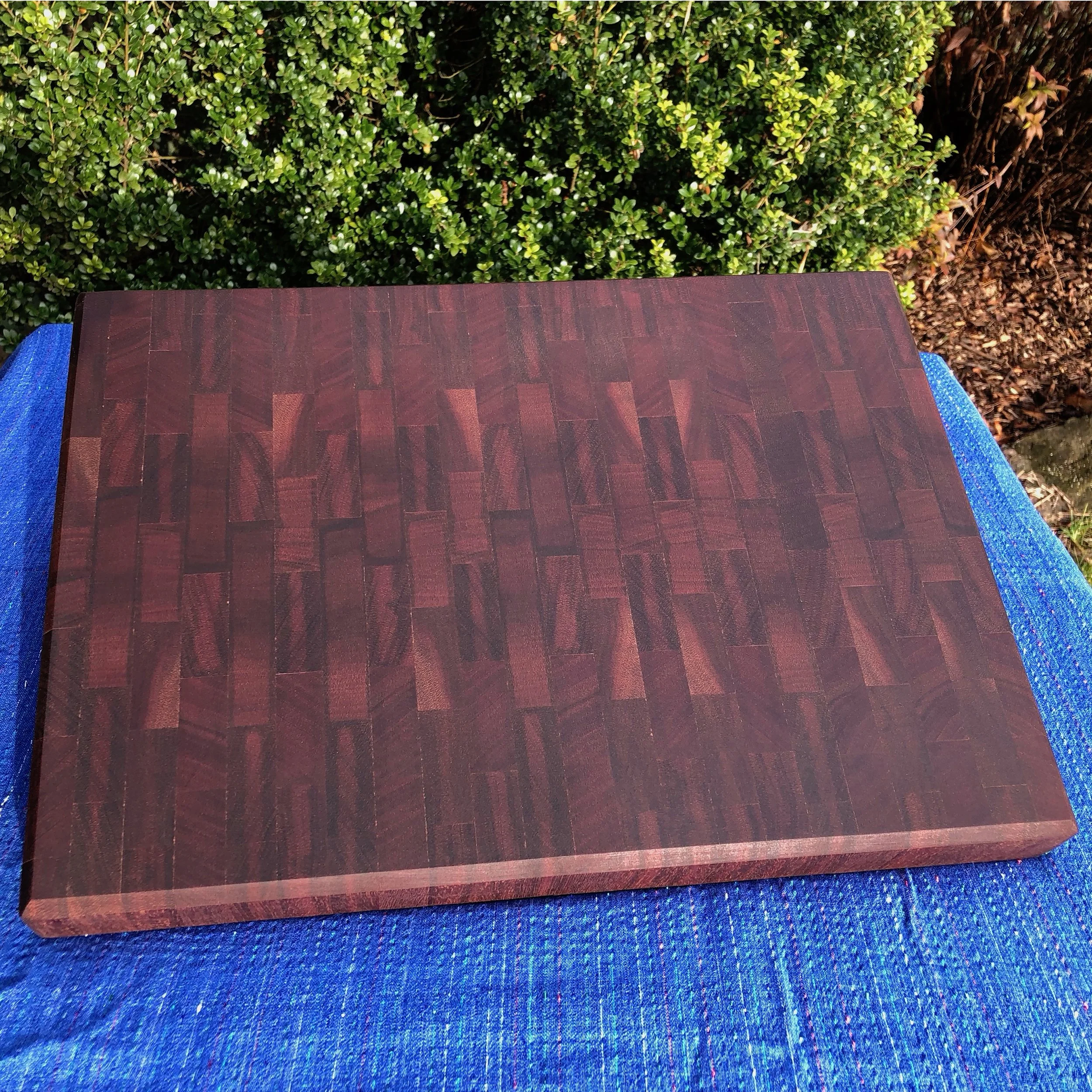 End Grain Cutting Board ~ Another Brick in the Wall
