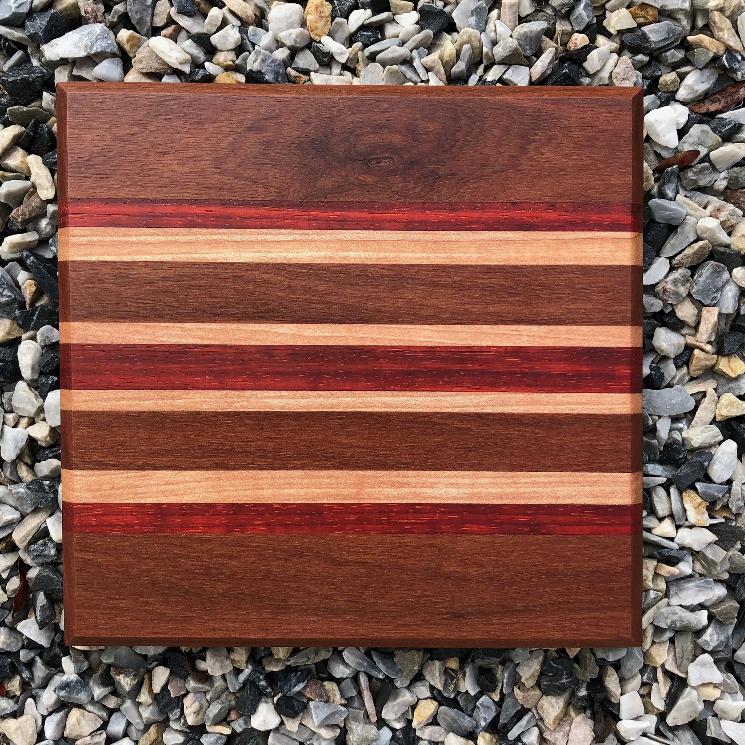Sold - Brazilian cherry, padauk and maple