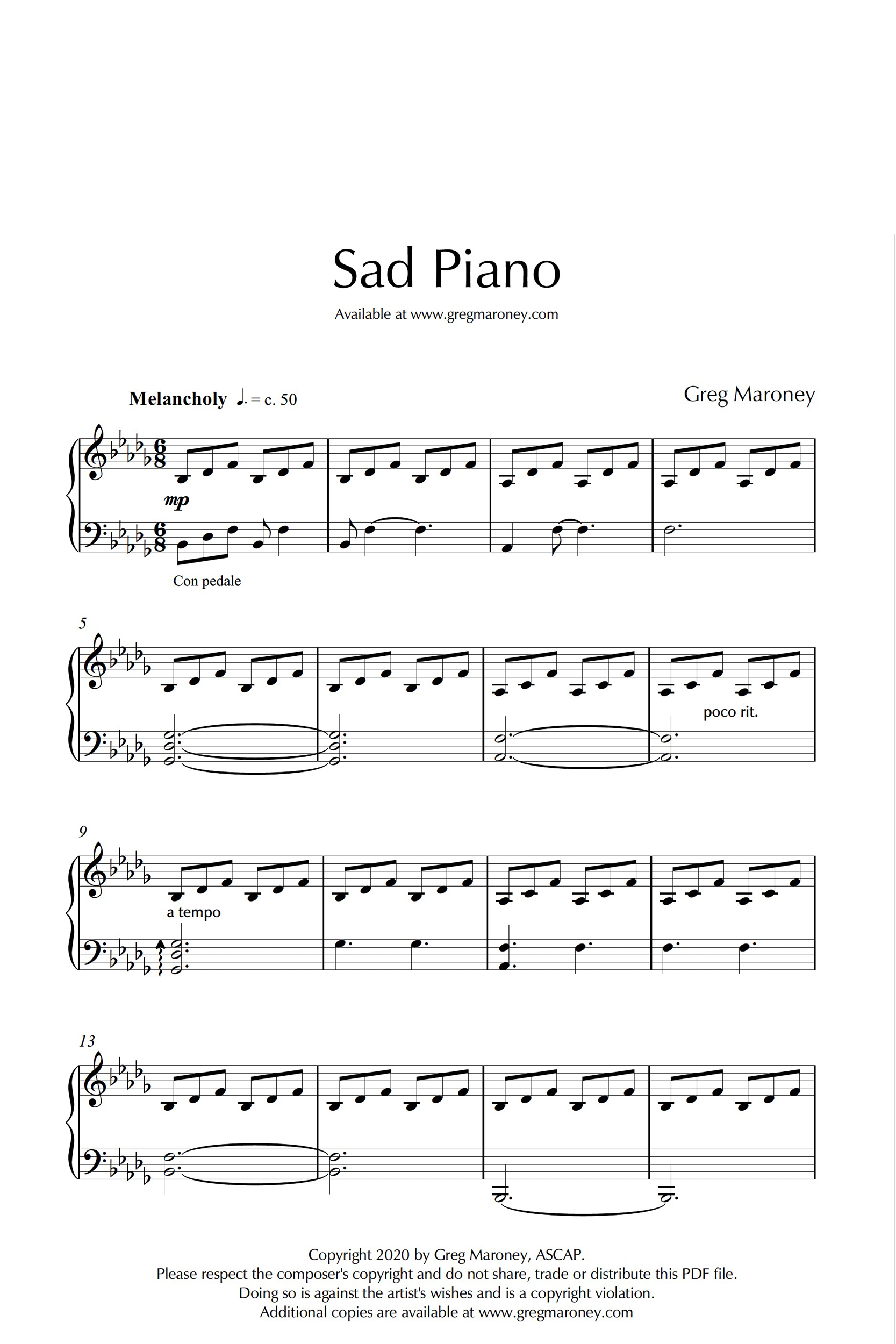 Sad Piano