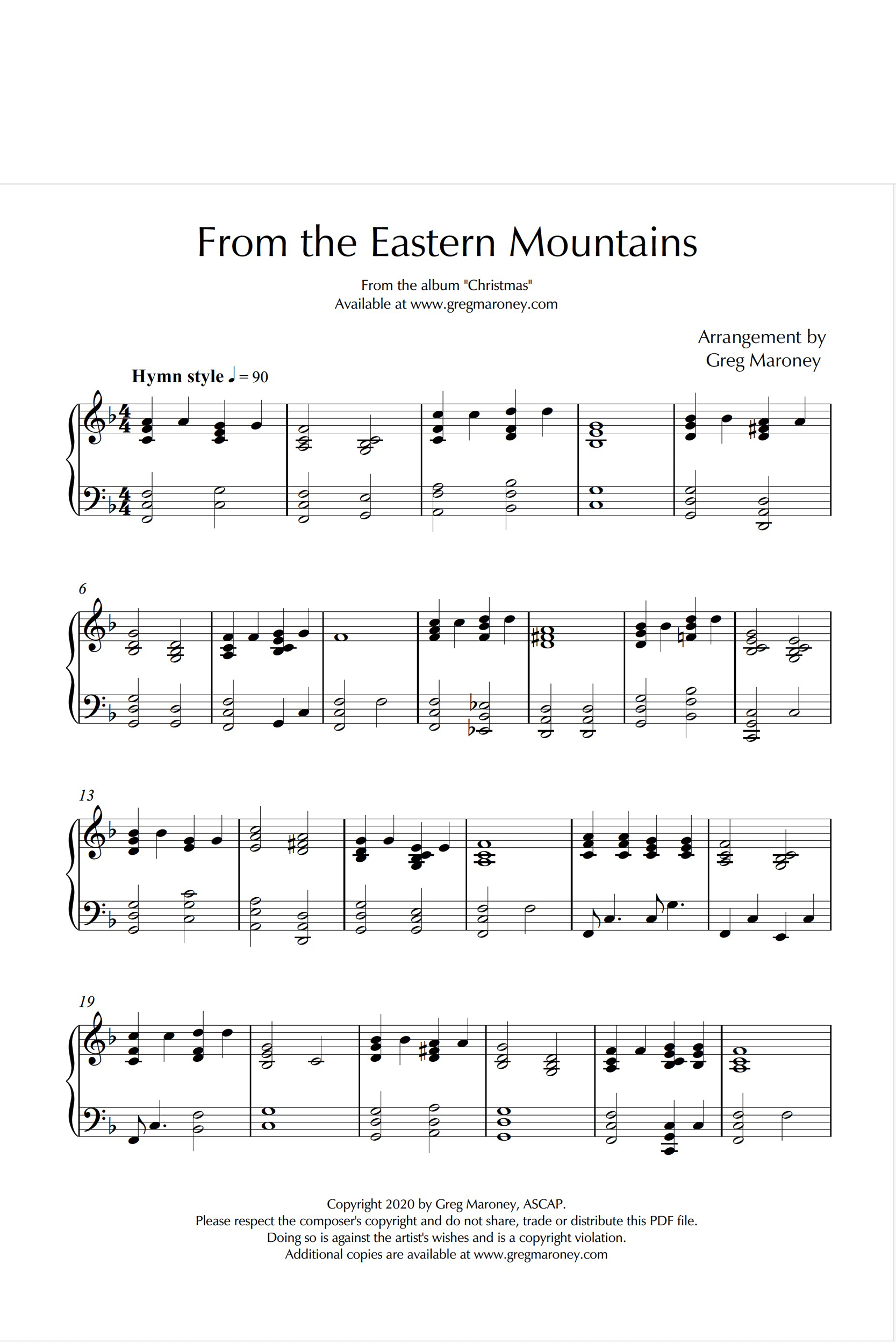 From the Eastern Mountains