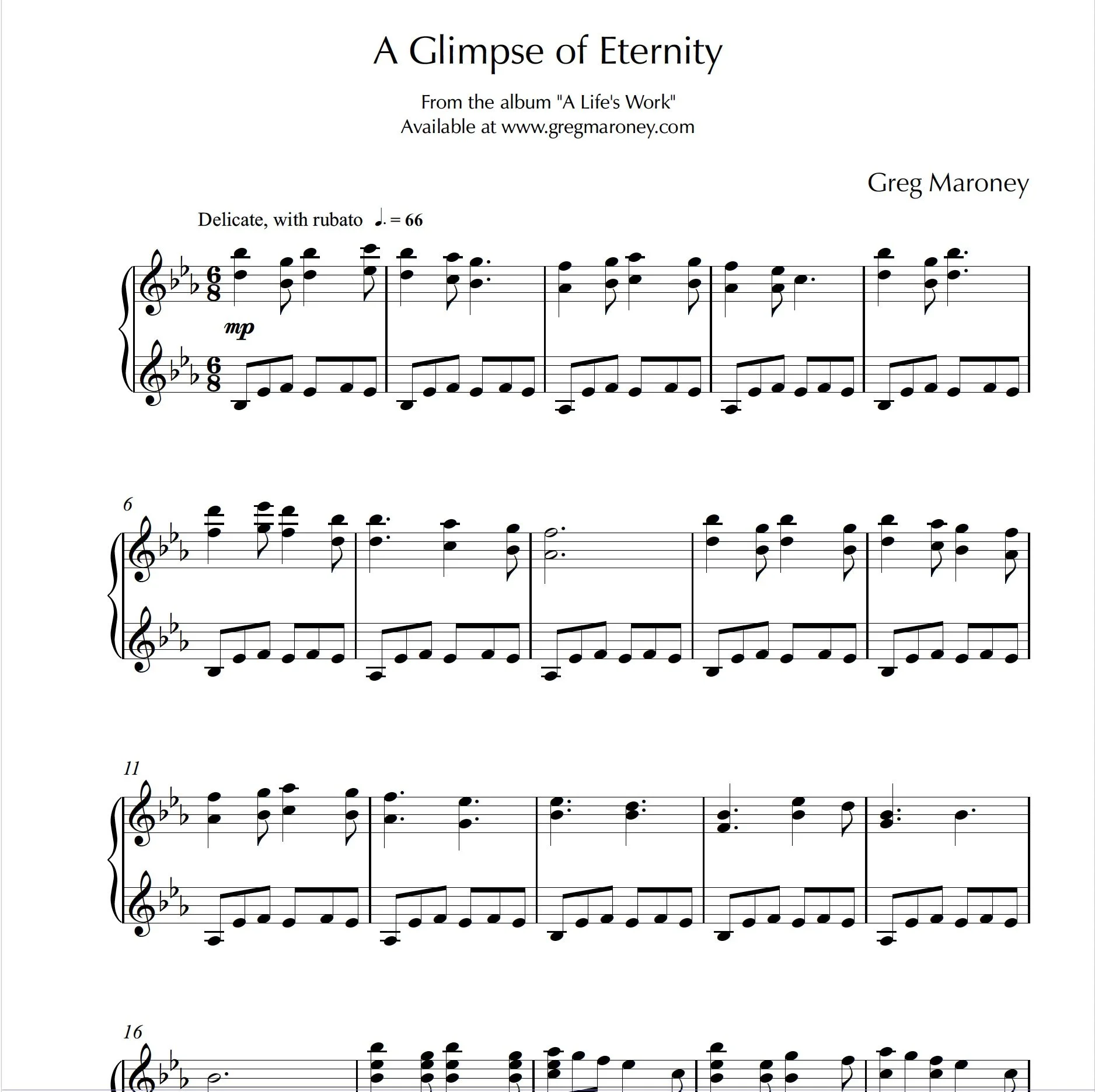 A Glimpse of Eternity