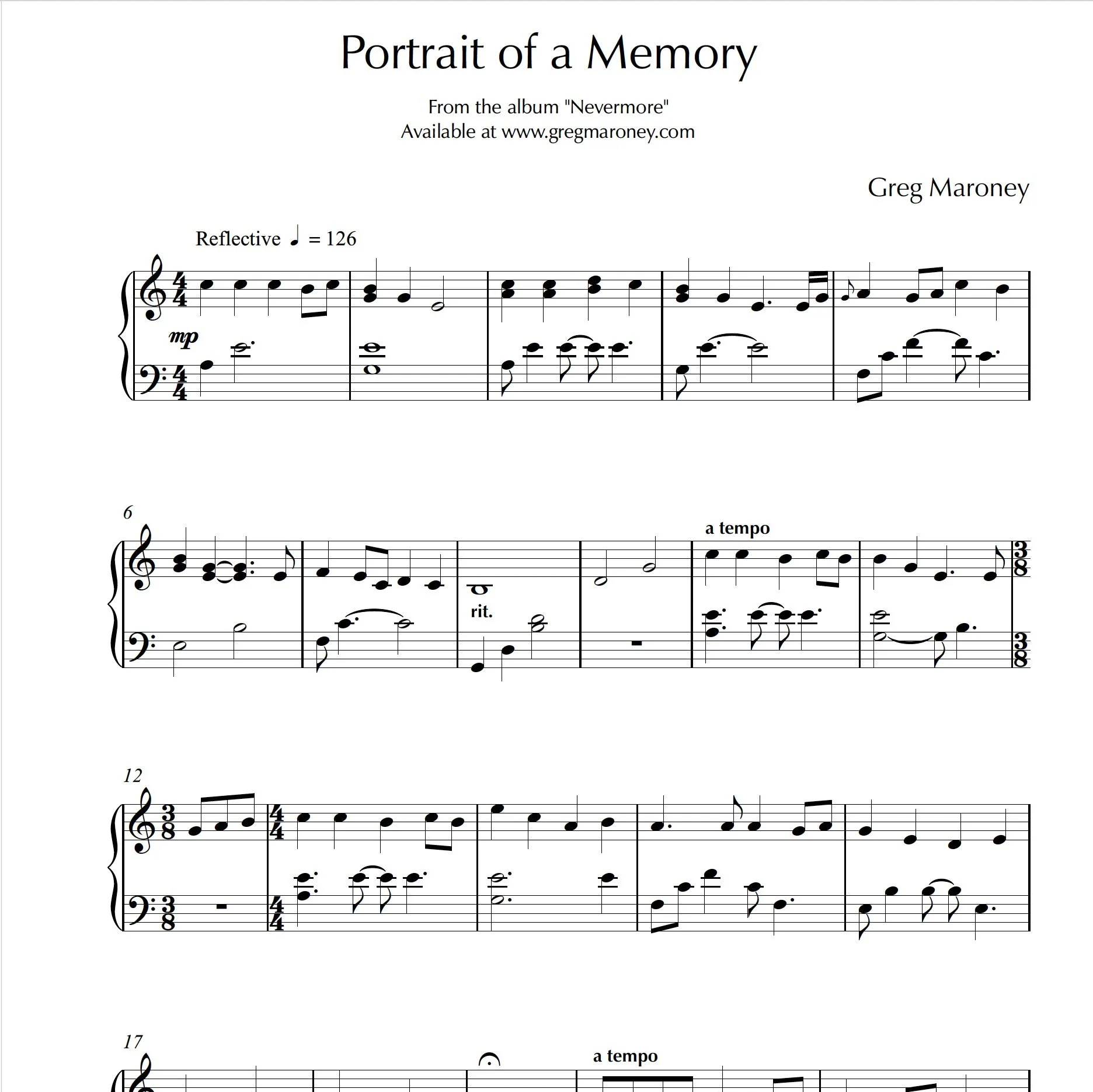 Portrait of a Memory