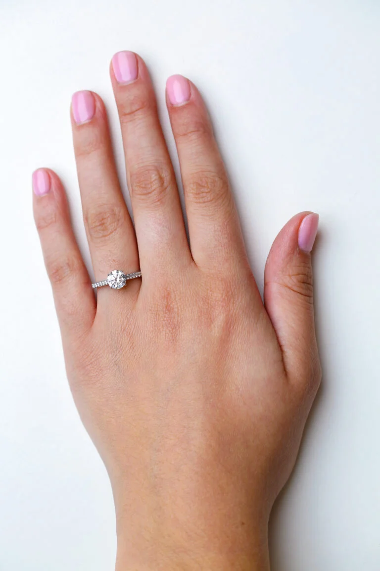 tiffany ring on hand