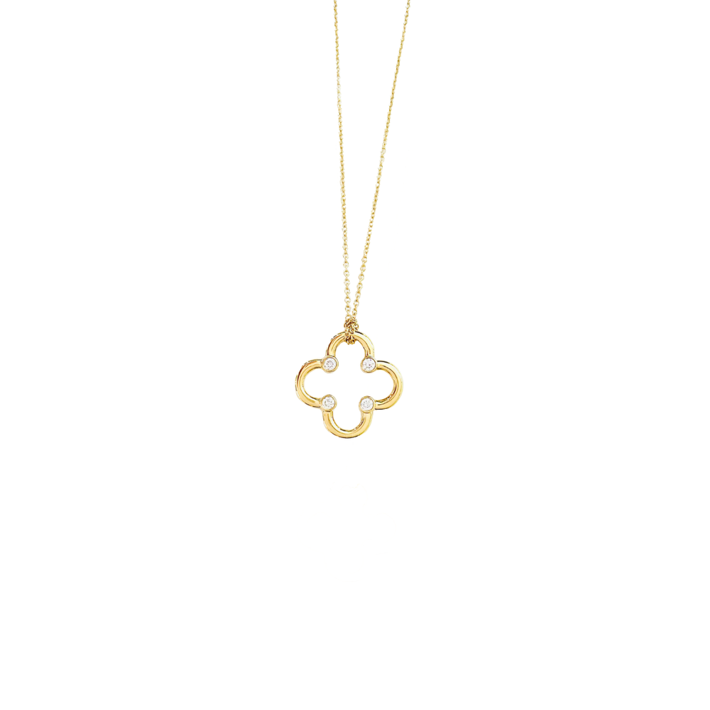 Small Happy Flower Necklace — HAUSER'S JEWELERS