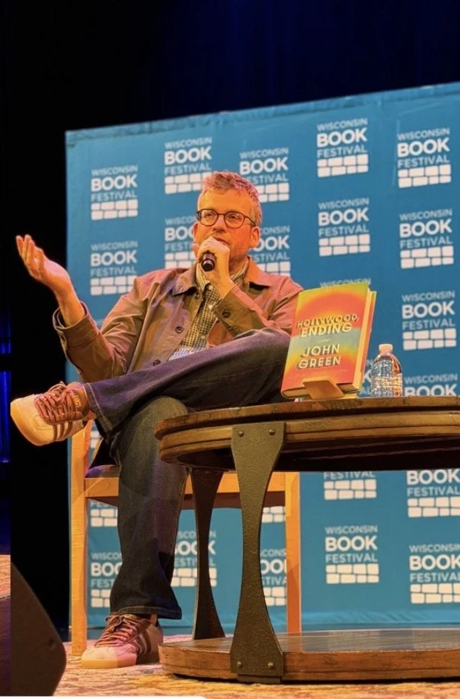 
John Green, New York Times bestselling author, screen-writer, and well-known contributor to the rise of the manic-pixie dream girl, returned to the world of fiction writing after nearly a decade with his newest release, Hollywood, Ending. CLICK TO R