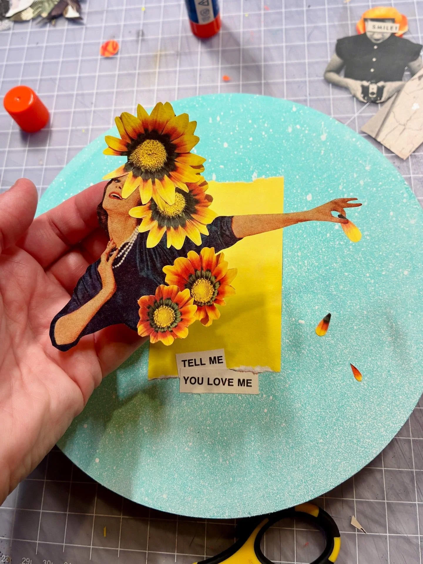 Tell Me You Love Me.

New work for @artinteriorsgallery Smalls Show!

I&rsquo;ve been quietly collaging away in my little art cave the past month&hellip; figured I should share some of the things I&rsquo;ve been working on. Who doesn&rsquo;t love rou