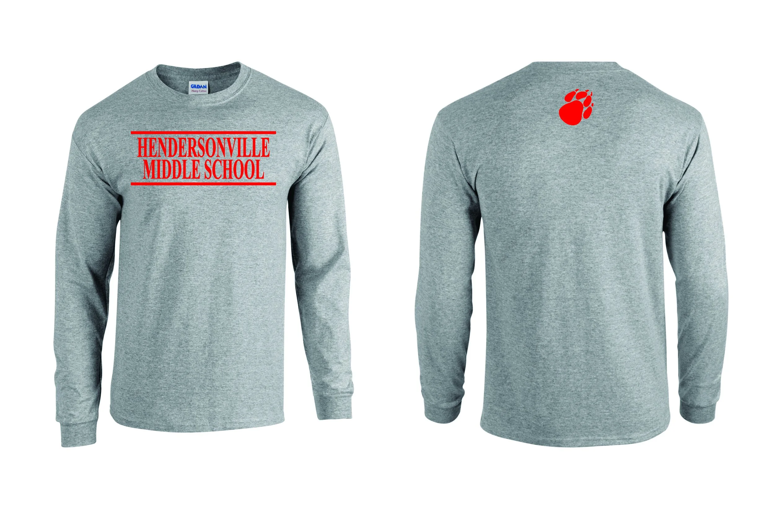 Hendersonville Middle School 2021 Long Sleeve T-Shirt