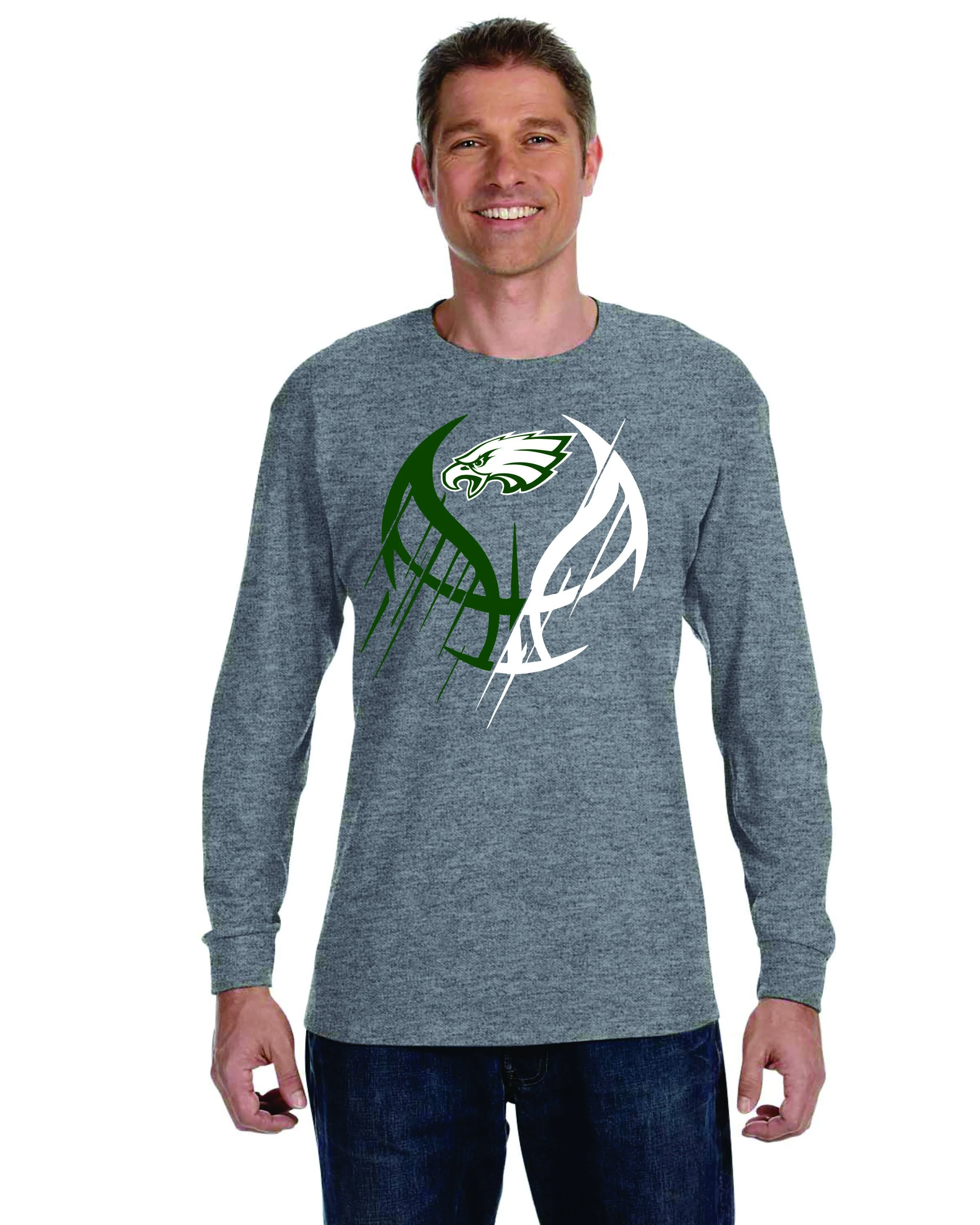 Flat Rock Basketball 2022 Cotton LS T-Shirt Graphite