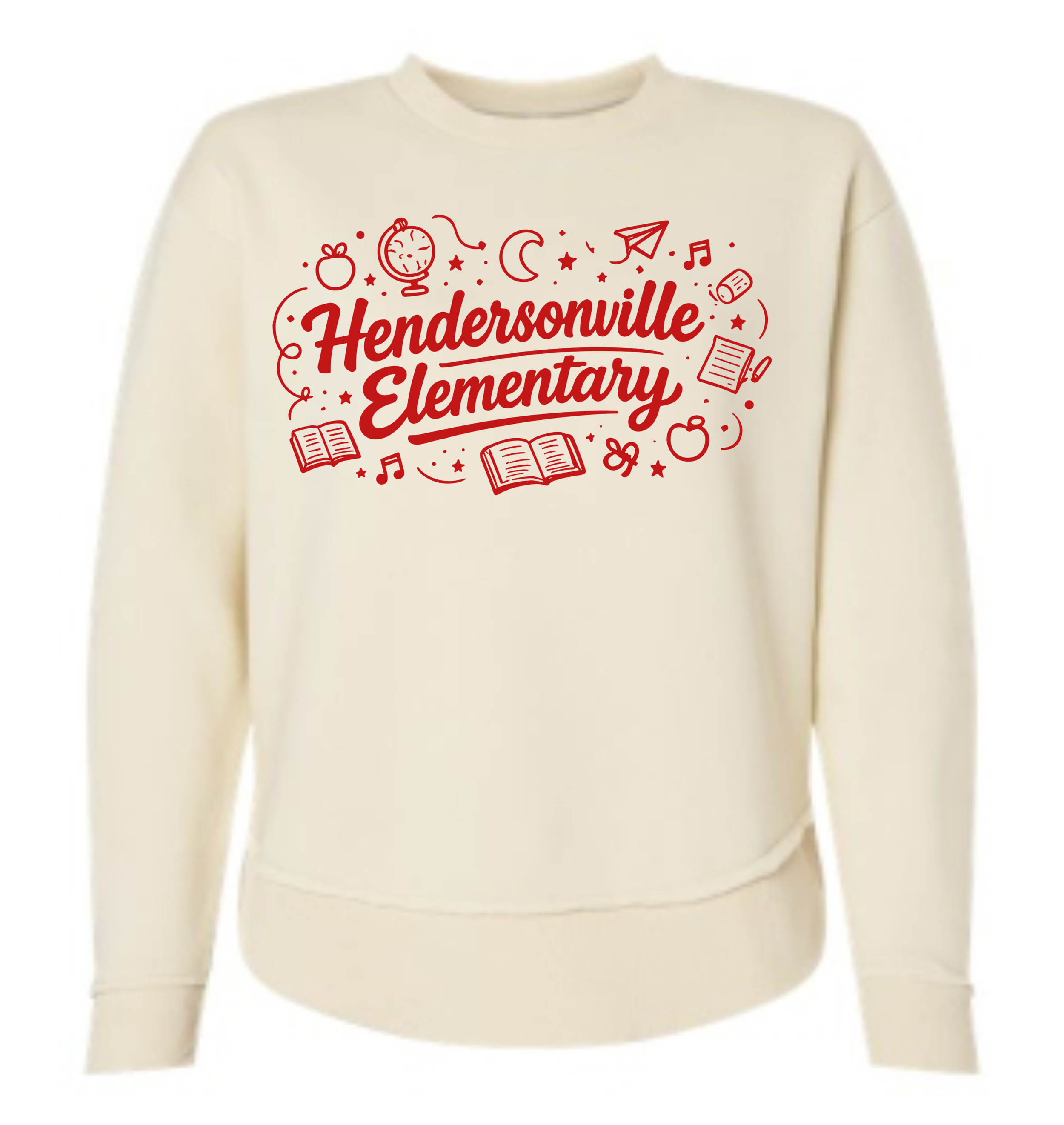 Hendersonville Elementary - Hendersonville Elementary Icons - Women's Relaxed Sweatshirt