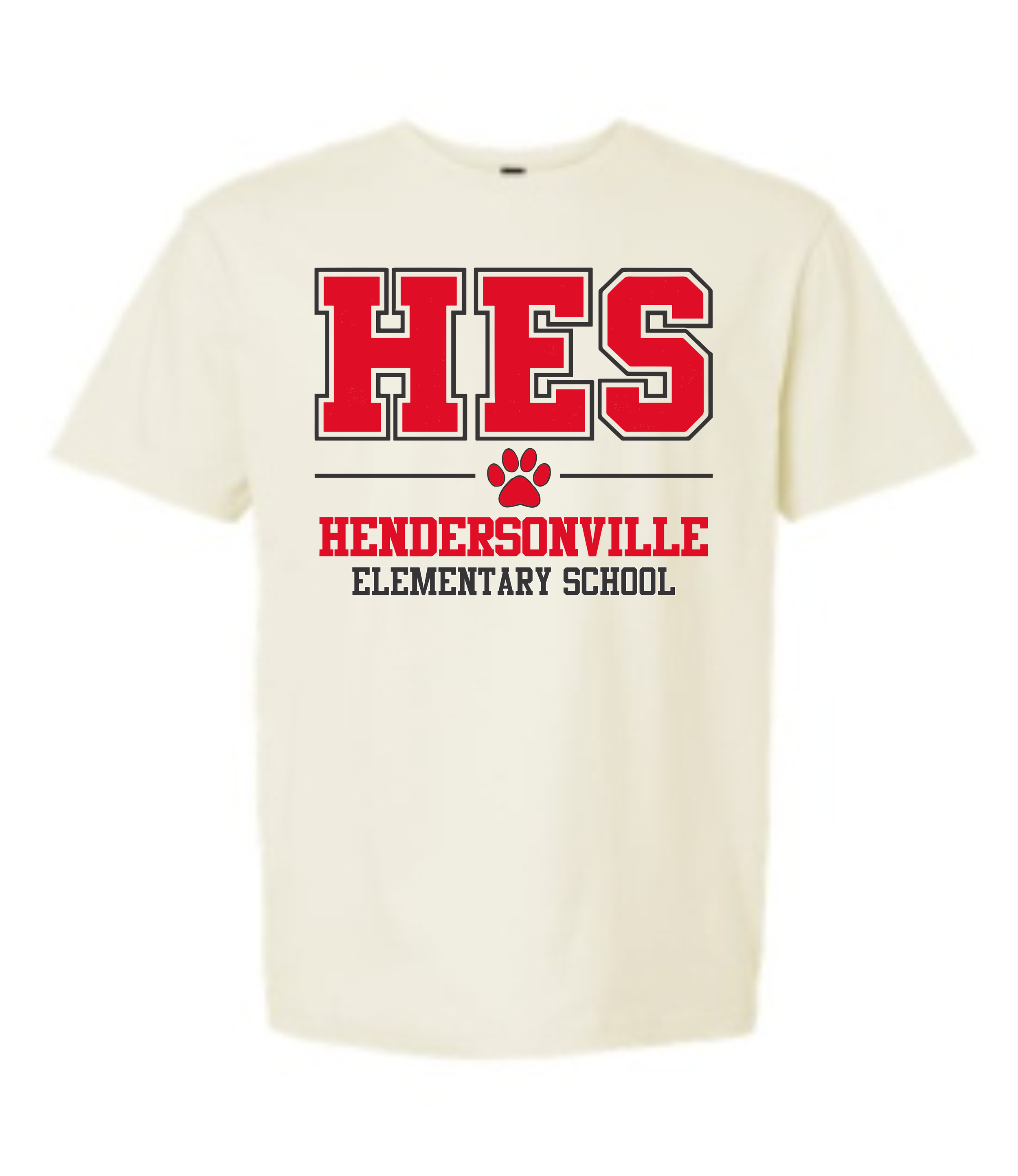 Hendersonville Elementary - HES Collegiate - Adult Short Sleeve Tee