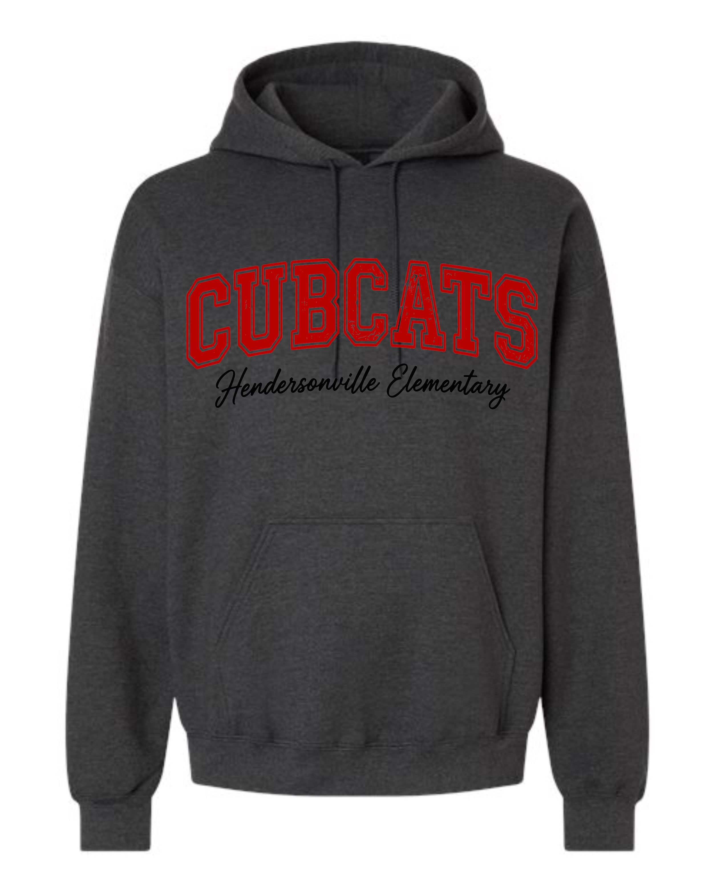 Hendersonville Elementary - Vintage Collegiate - Adult Hoodie Sweatshirt