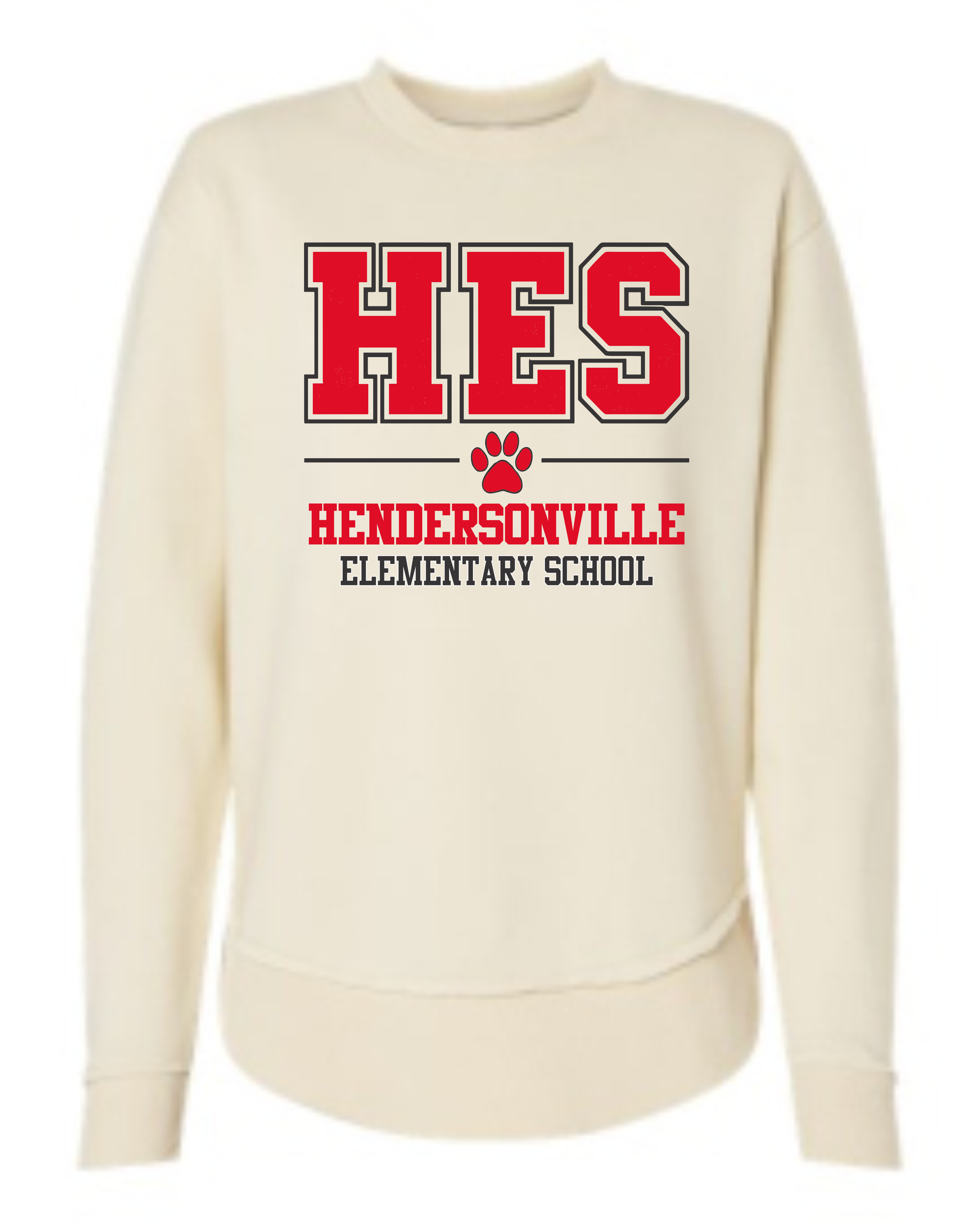 Hendersonville Elementary - HES Collegiate - Women's Relaxed Sweatshirt