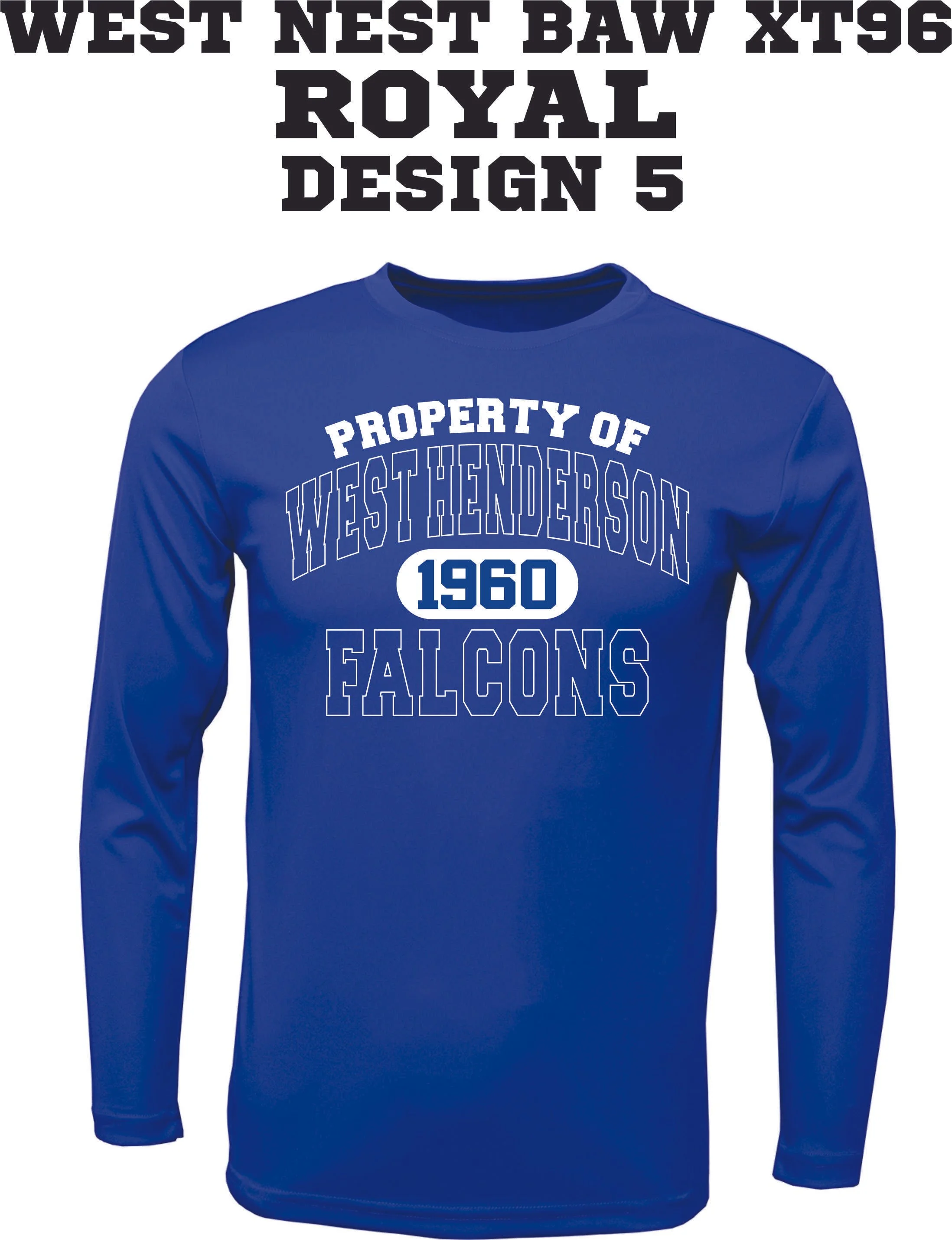 WEST NEST 2025 - BAW XT96 LS FISHING SHIRTS - ROYAL DESIGN 5