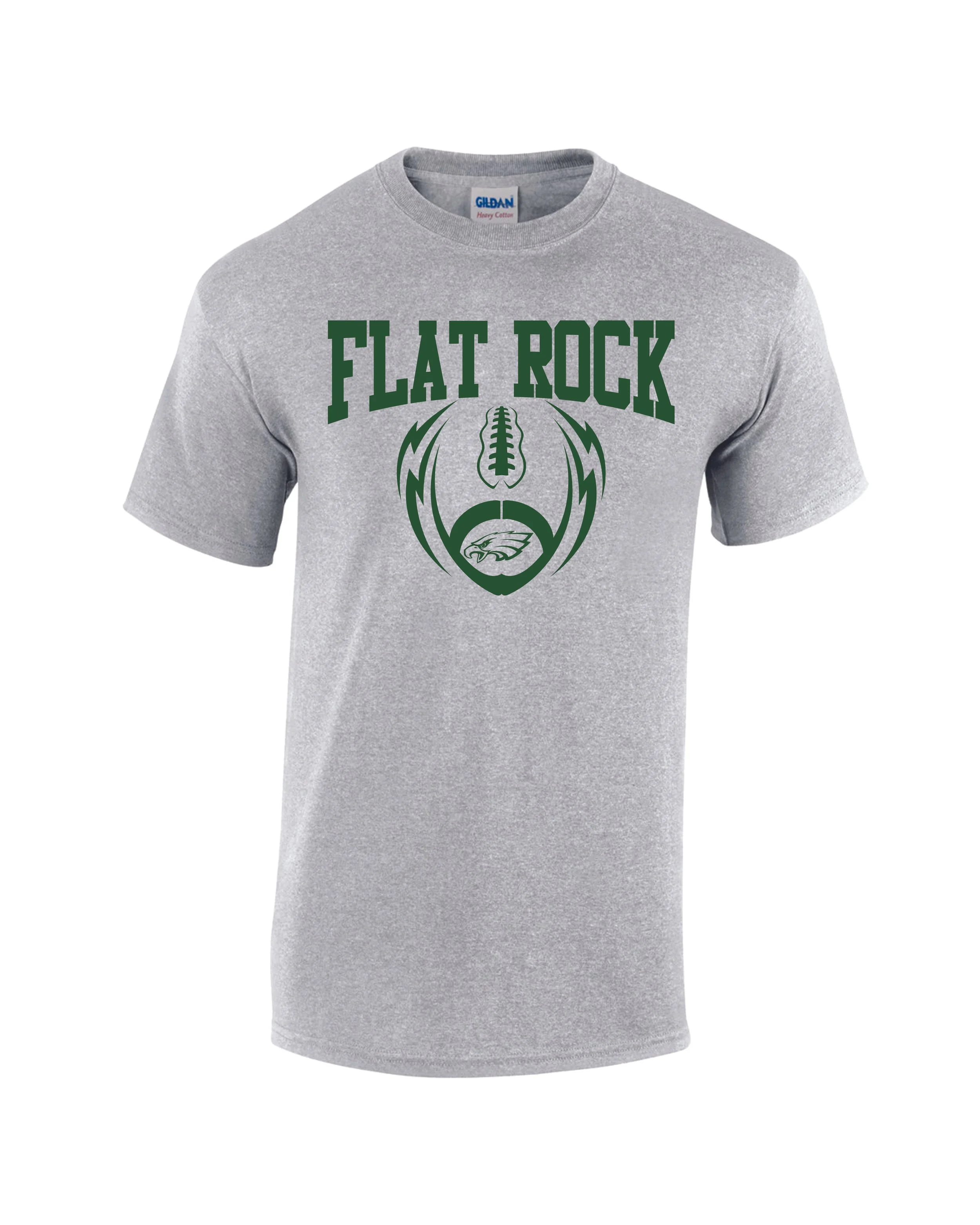 2024 Flat Rock Football Long Sleeve T-Shirt - Sport Grey