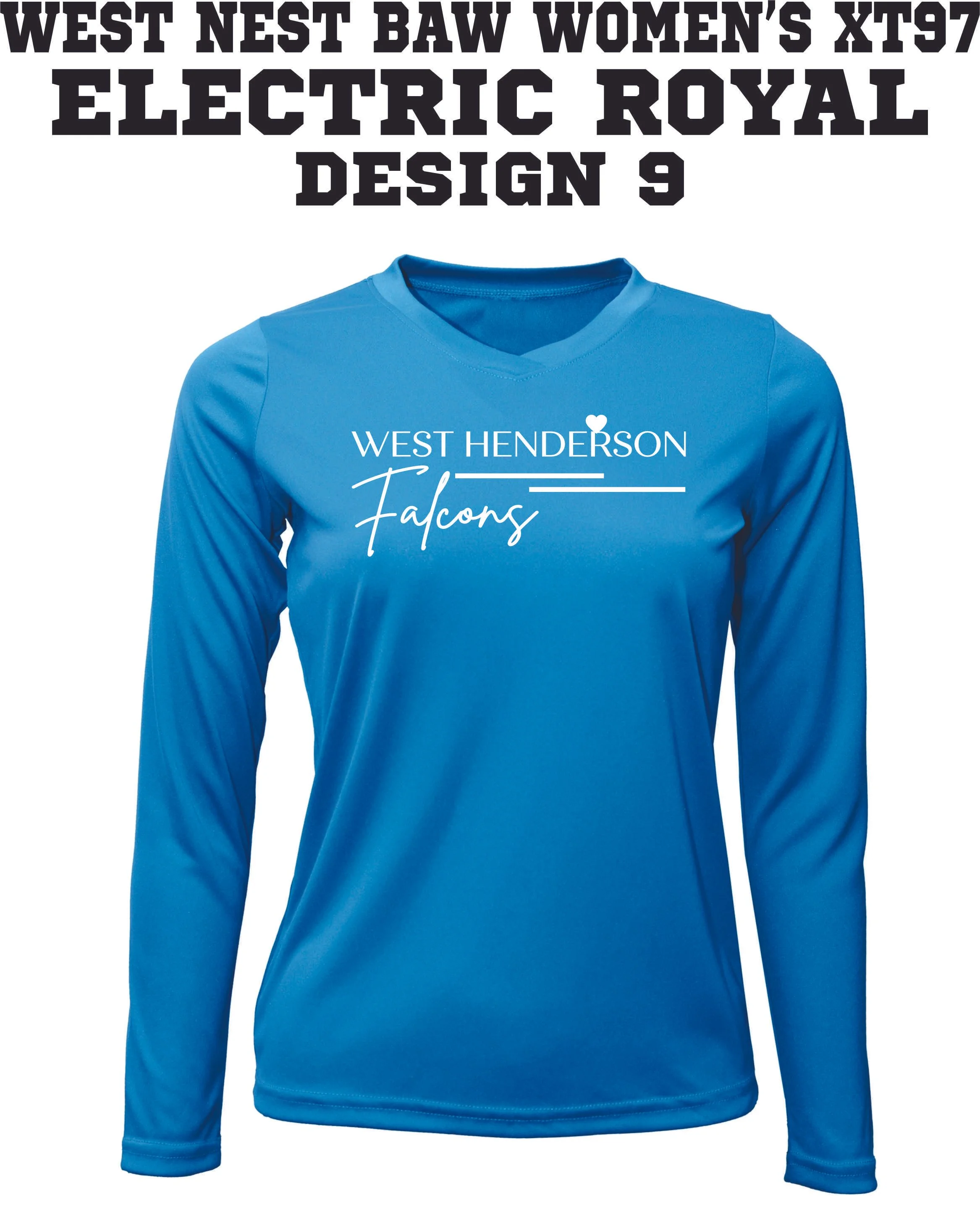 WEST NEST 2025 - BAW WOMEN'S XT97 LS FISHING SHIRTS -  ELECTRIC ROYAL DESIGN 9