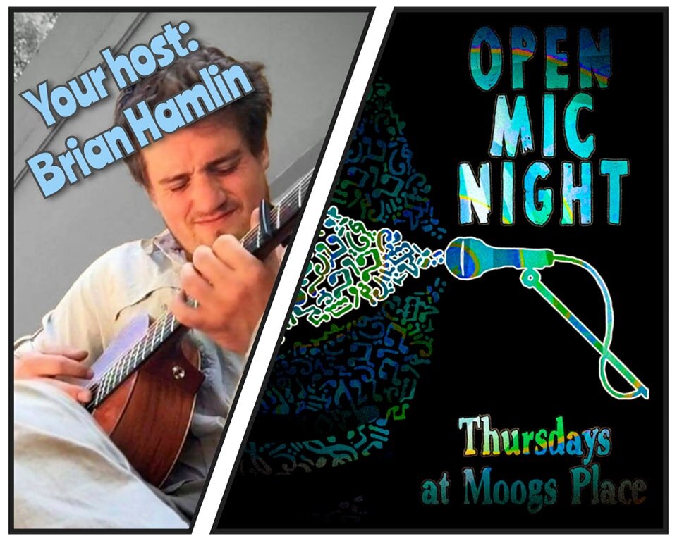 Every Thursday at Moogs Place we give you the chance to show off your skills on our stage! Open Mic Night is your chance to dazzle us and your friends.... We have been blessed with some really great talent lately and we are going to keep it up this w