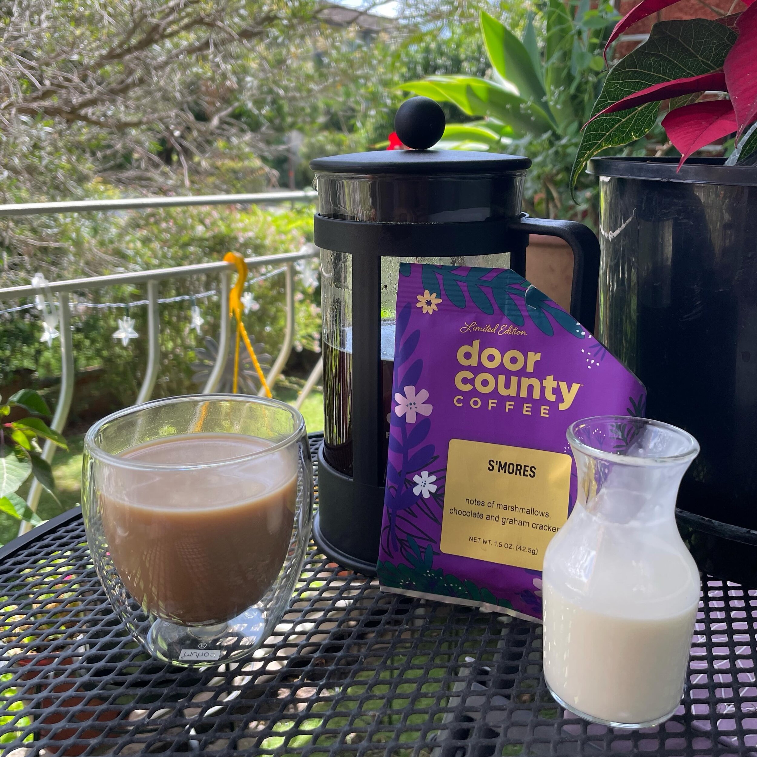 Brought my #DoorCountyCoffee #downunder to enjoy and remember my stay there while on my sunny balcony in #Sydney #Australia #destinationDoorCounty
#TravelWisconsin #doorcountywi 
#visittheusa
#RoadTestingTheWorld
#ThePackedBag