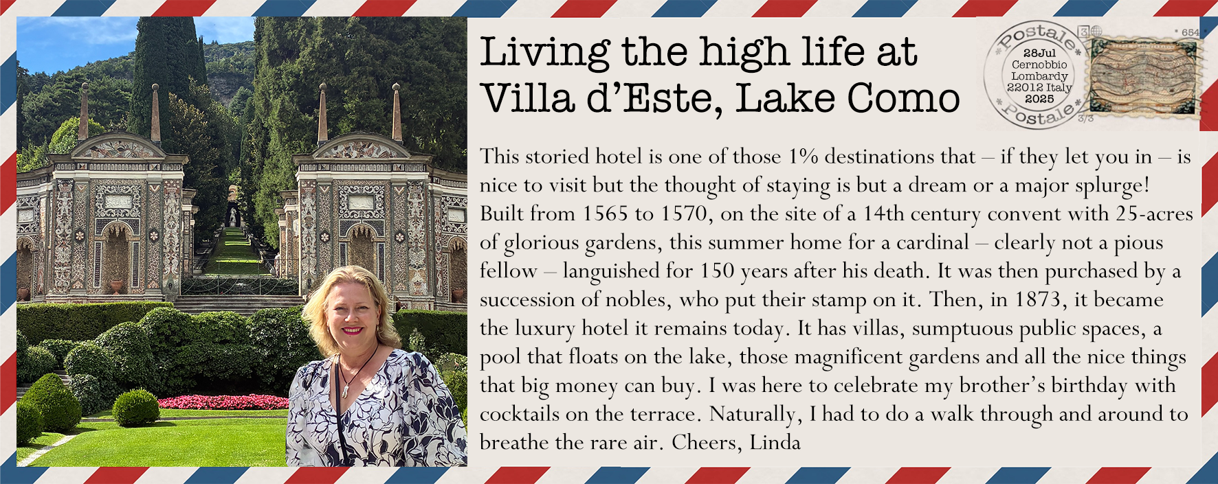 Villa d’Este, Lake Como 25Jul25