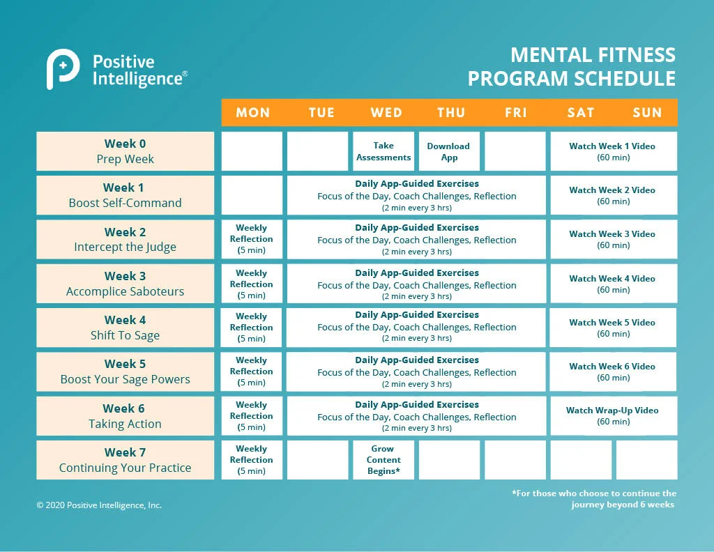 PQ Positive Intelligence Coaching Program