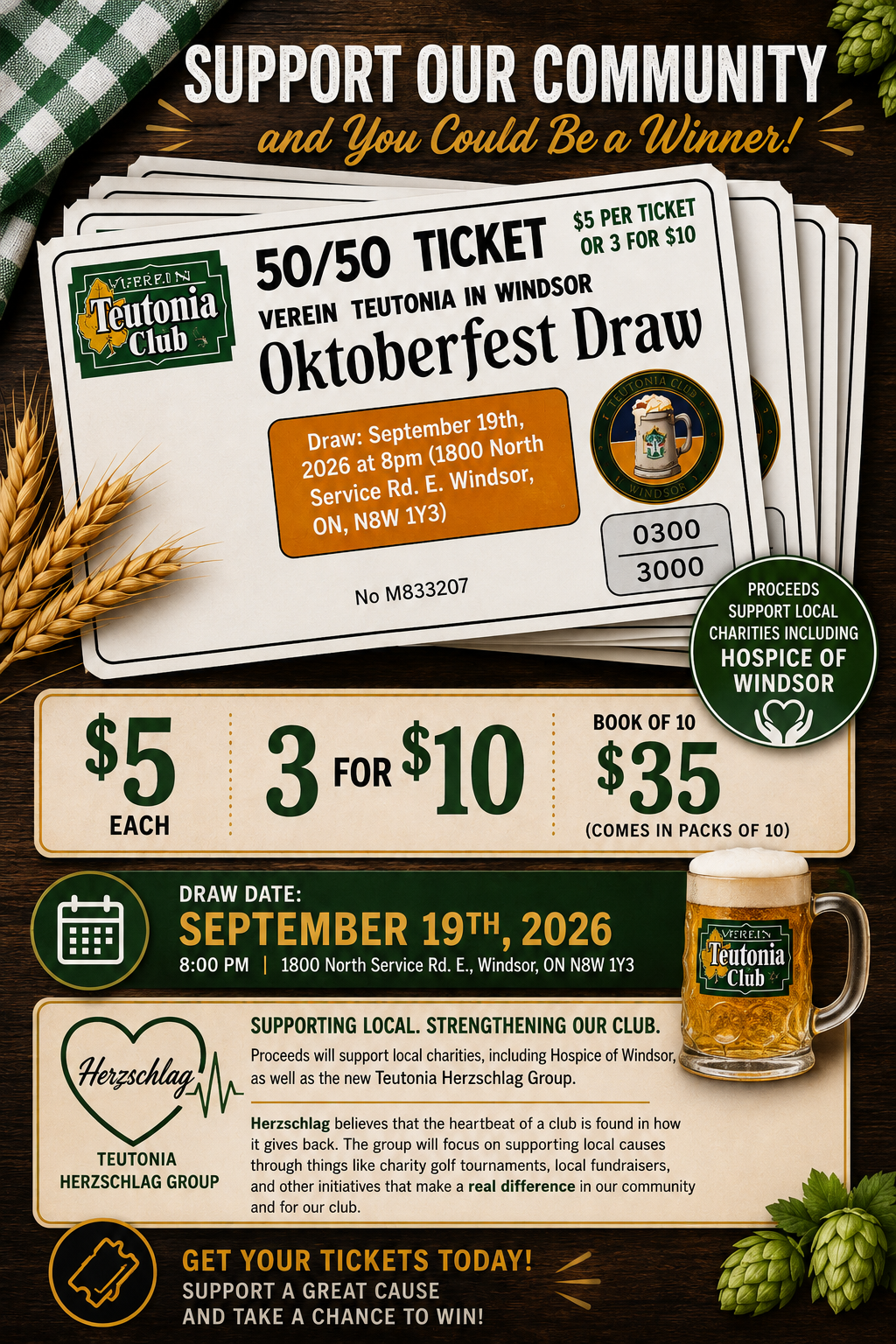 Oktoberfest 50/50 Draw