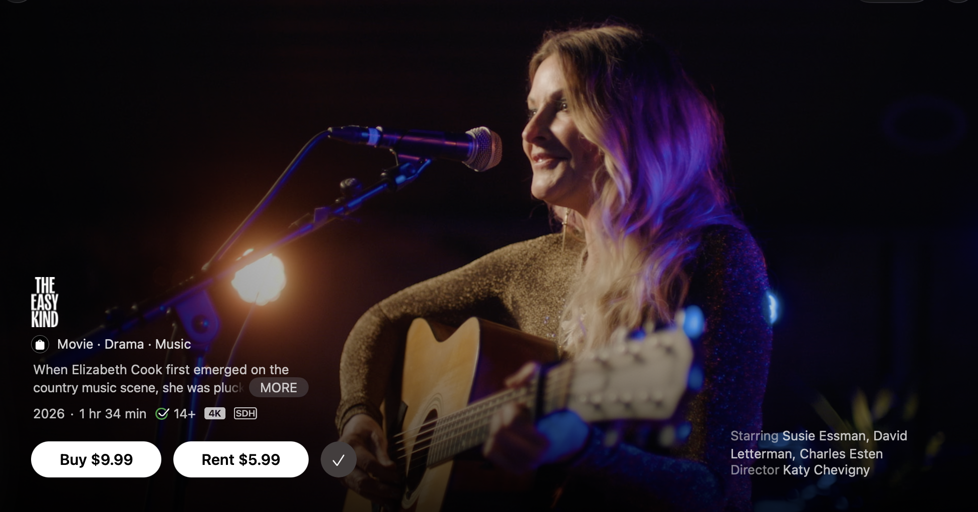 THE EASY KIND Available Now to Rent or Buy