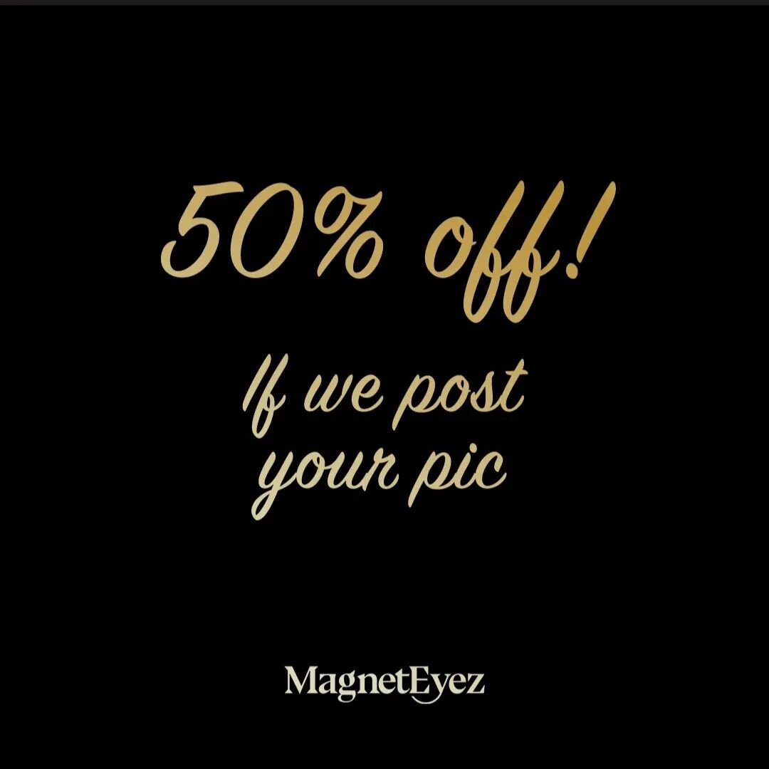 Did you know that if you send us your Magneteyez selfie we will give you 50% off your next order in your DMs! 

You know it makes sense ❤️ 

🛒 Link to buy in our bio
🌱 Vegan friendly
🚫 Cruelty free
✅ Reusable
💁&zwj;♀️ Easy to apply

#MagneteyezYo