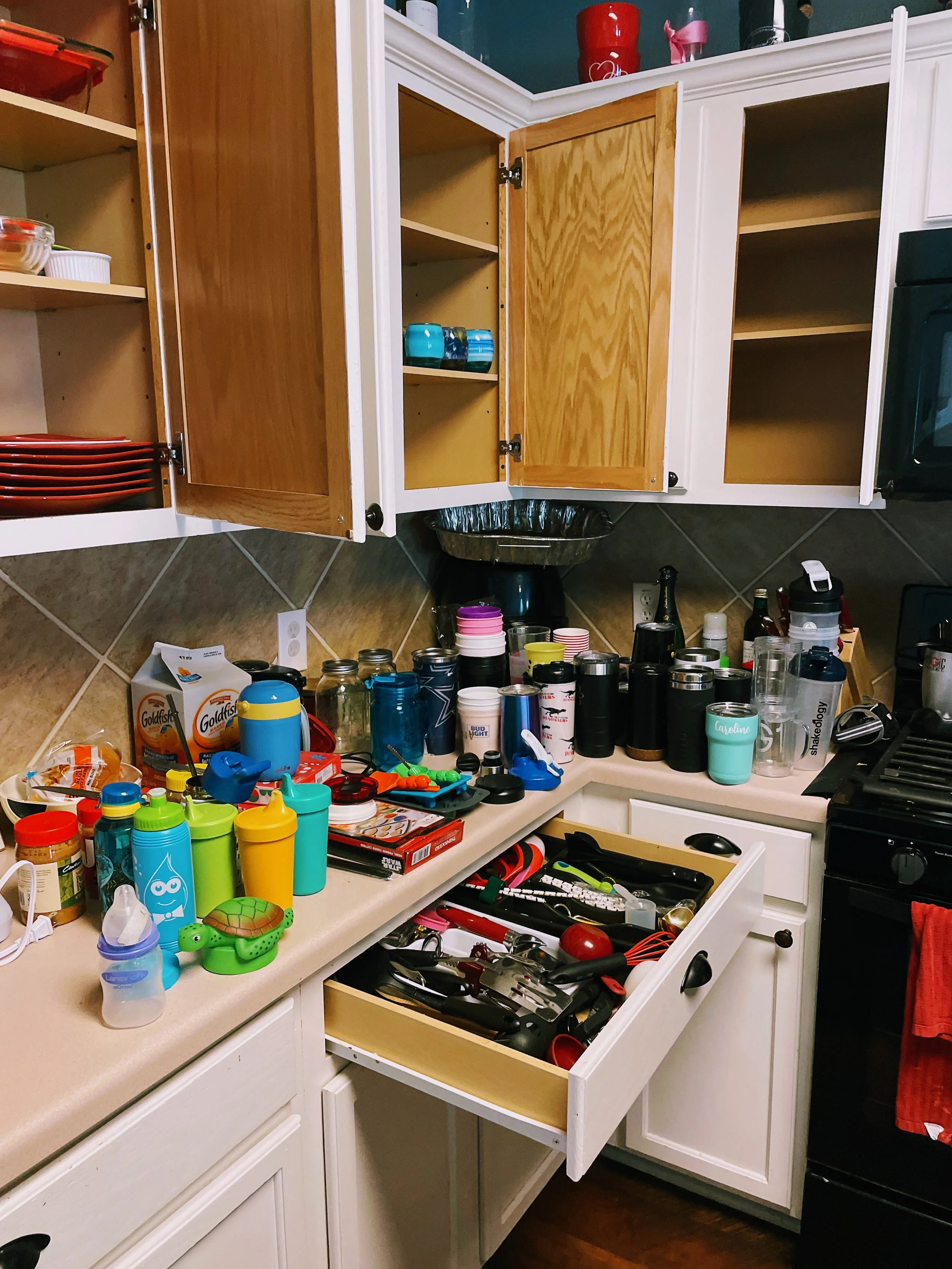 messy organization process