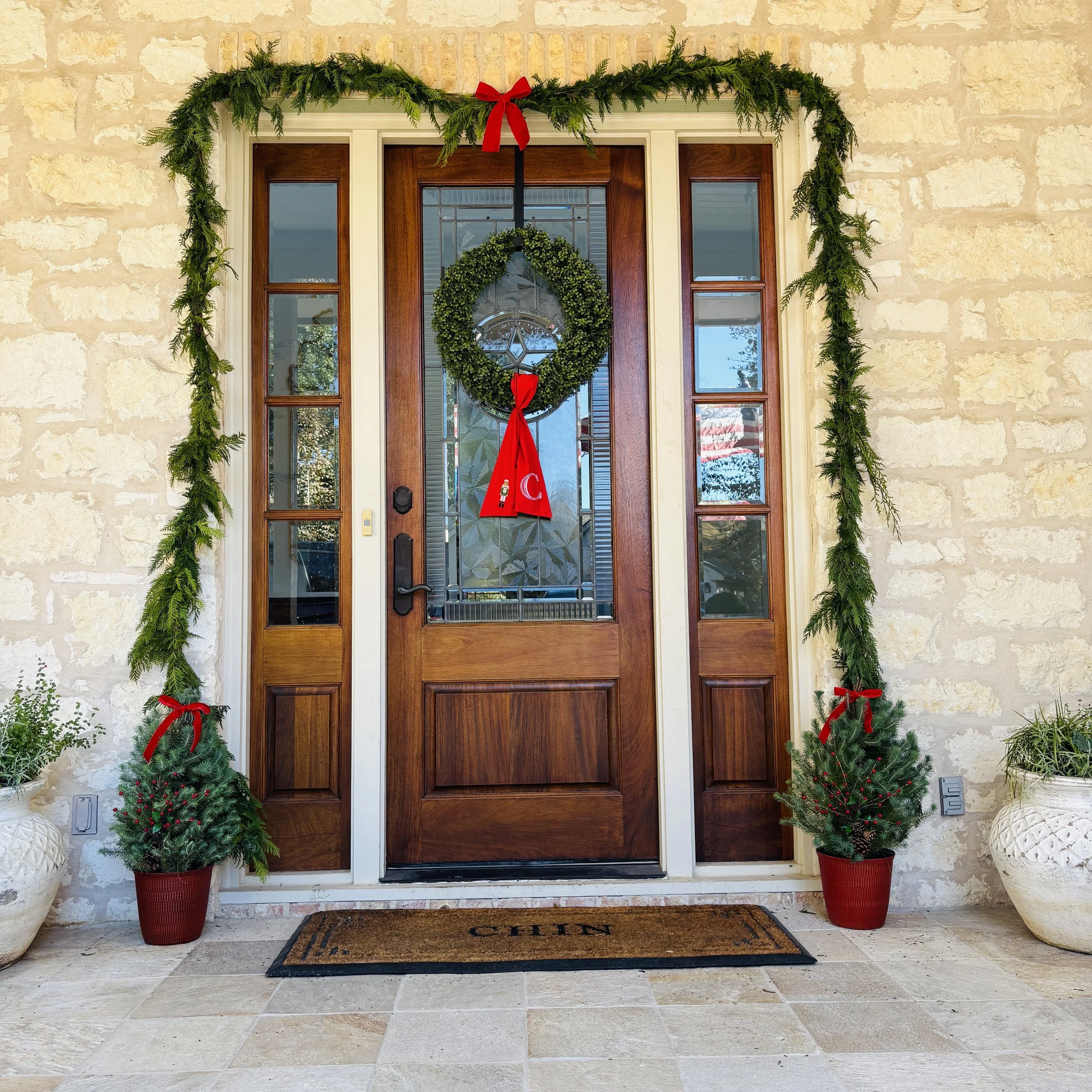 2 Mini Christmas Trees