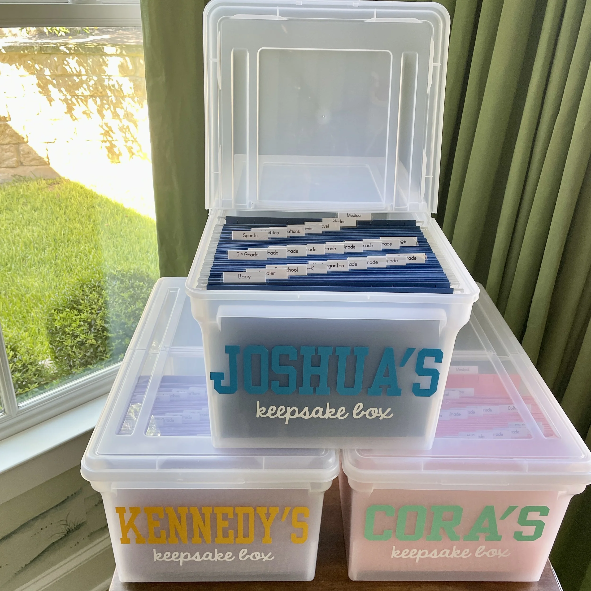 Custom Keepsake File Box
