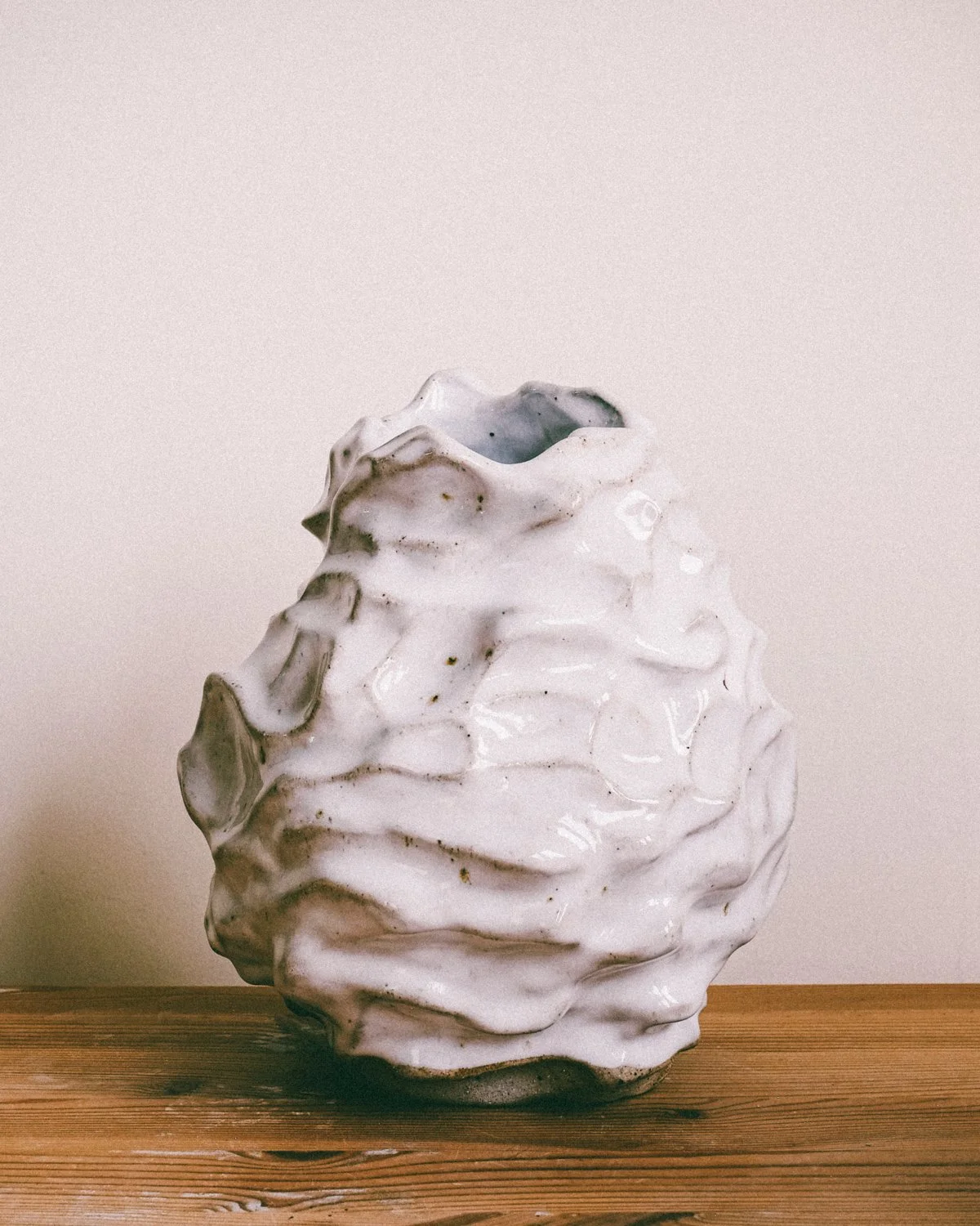Unknown #2 // Organic Hand-built Sculptural Stoneware Vase