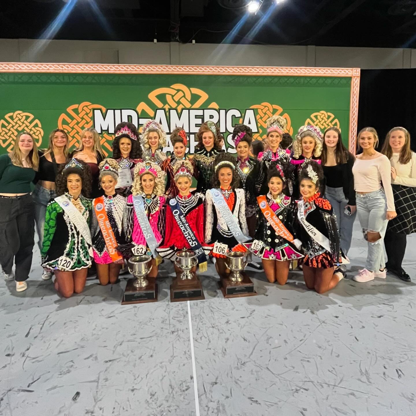 👑 DAY ONE 👑 Phew! What a first day of the 2024 Mid America Oireachtas!! 6 podium placements, 7 World Qualifiers! We are so proud of each of you! Each of our 22 soloists shined on stage! 

🏆🌎🥇Lucy Husband, CHAMPION, WQ Girls U15B
🏆🌎🥈Sophia DeG