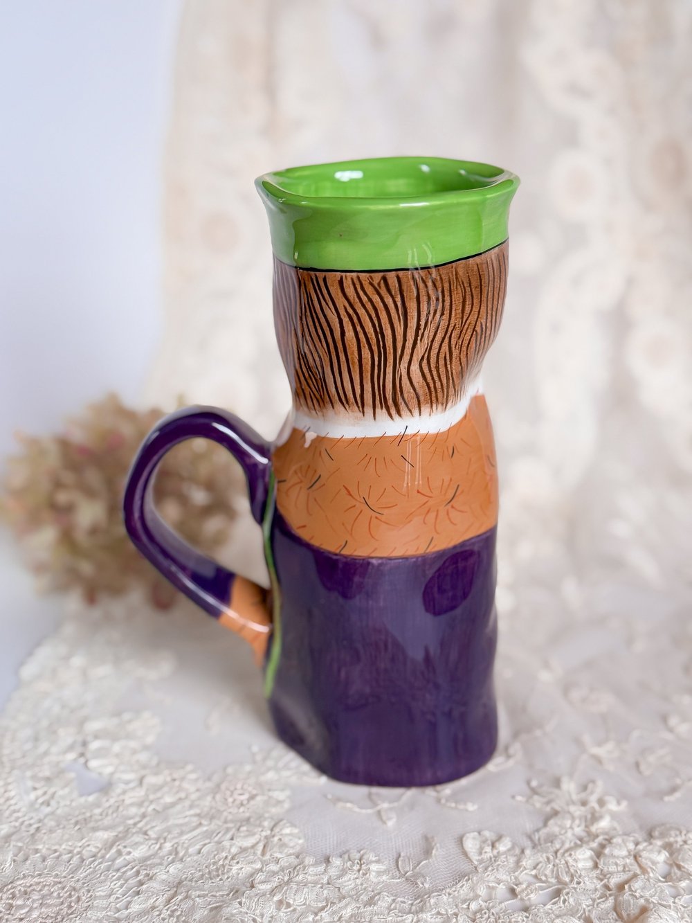 最終価格　貴重ヴィンテージ　米Susan paley 可愛い♪陶器クッキージャー Jen by Susan Paley Mug — The Vintage Bombshell